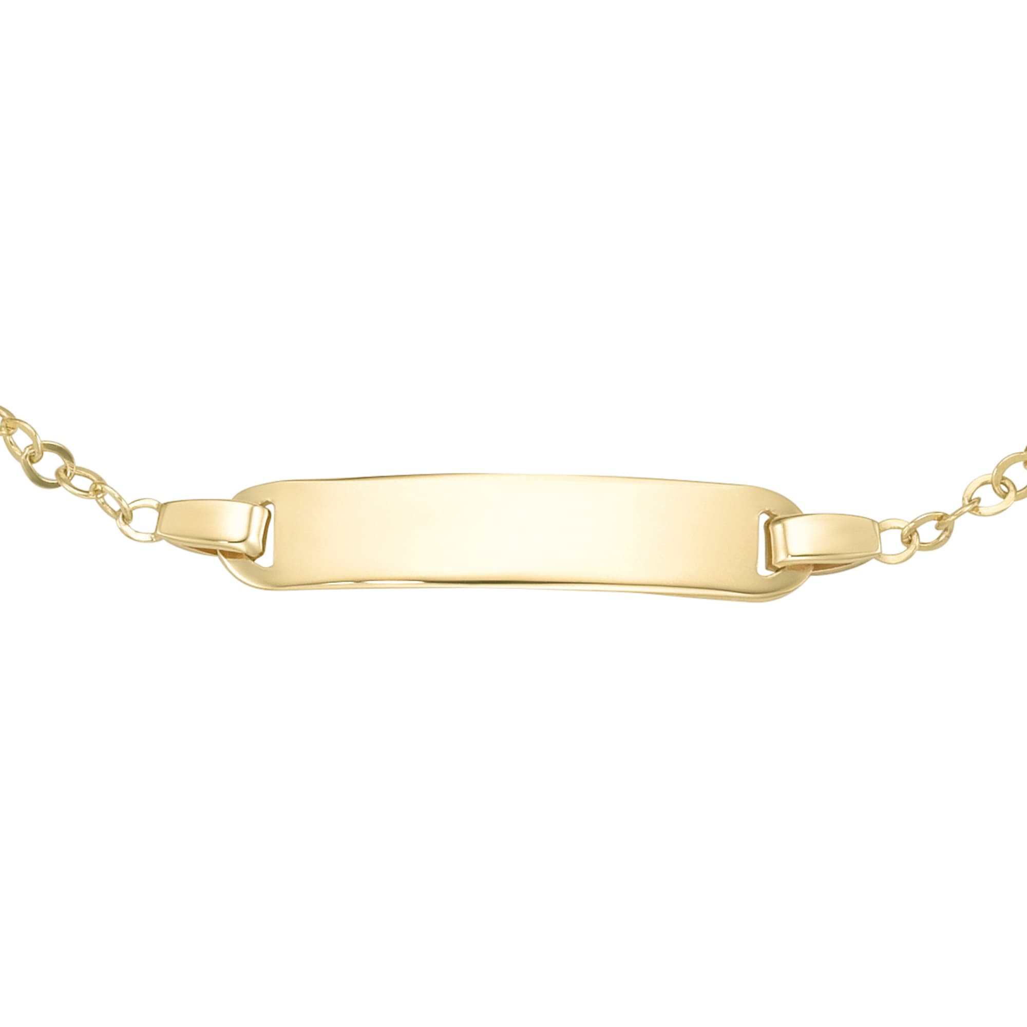 Luigi Merano Armband »Armband mit Identy Gravur-Plättchen für Kinder, Gold 375«