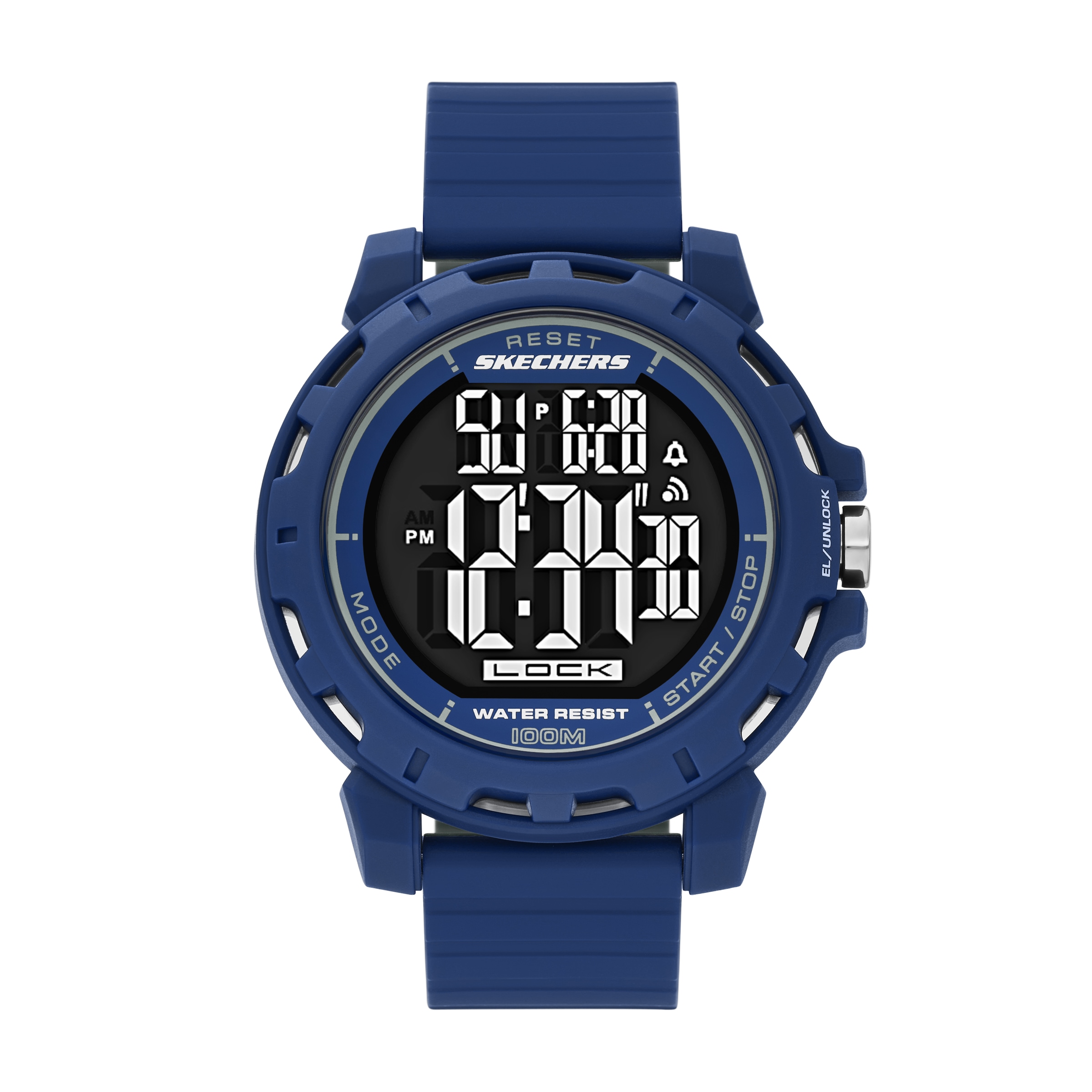 Skechers Chronograph »NEWKIRK« Quarzuhr, Armbanduhr, Herrenuhr, Silikonarmband, digital, Tag