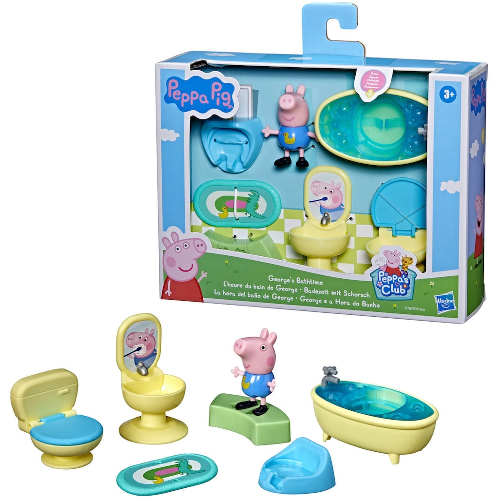 Hasbro Spielwelt »Peppa Pig, Badezeit mit Schorsch«