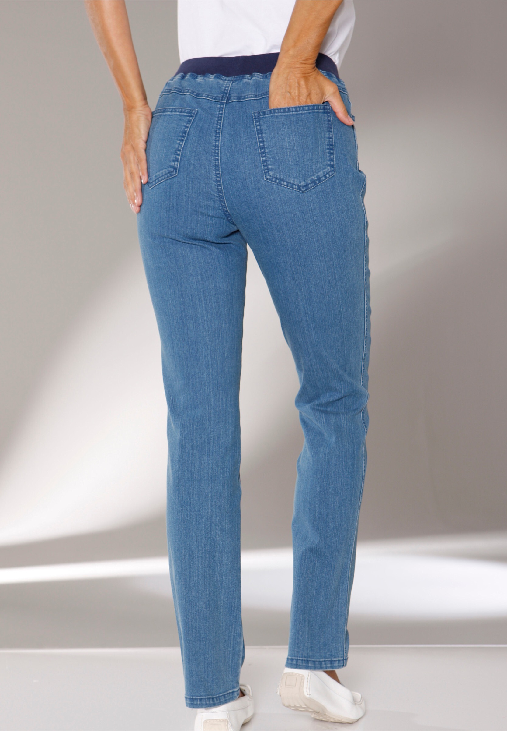 Witt Schlupfjeans »Jeans Stretch-Jeans mit Rundum-Dehnbund«