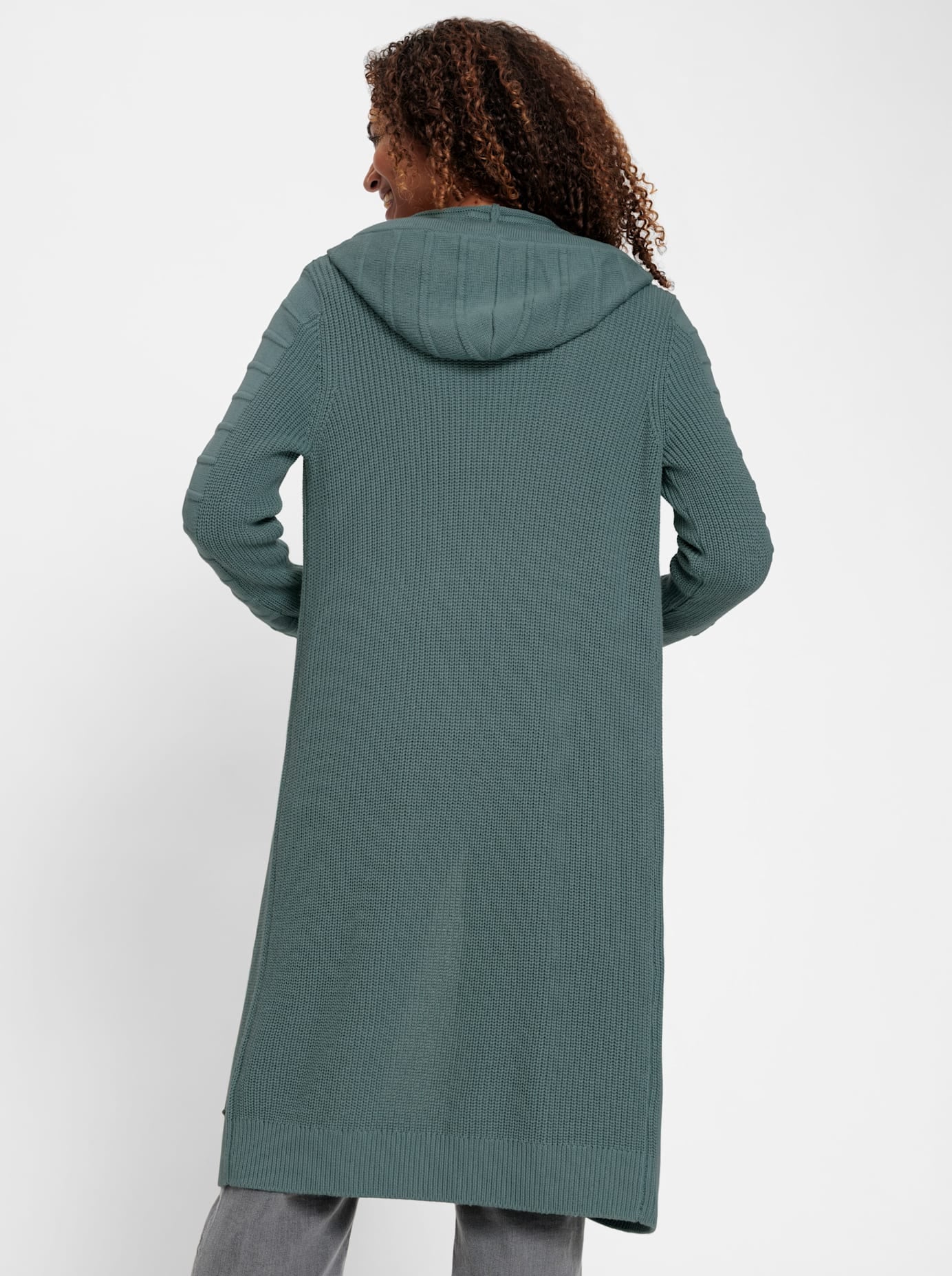 Casual Looks Longstrickjacke