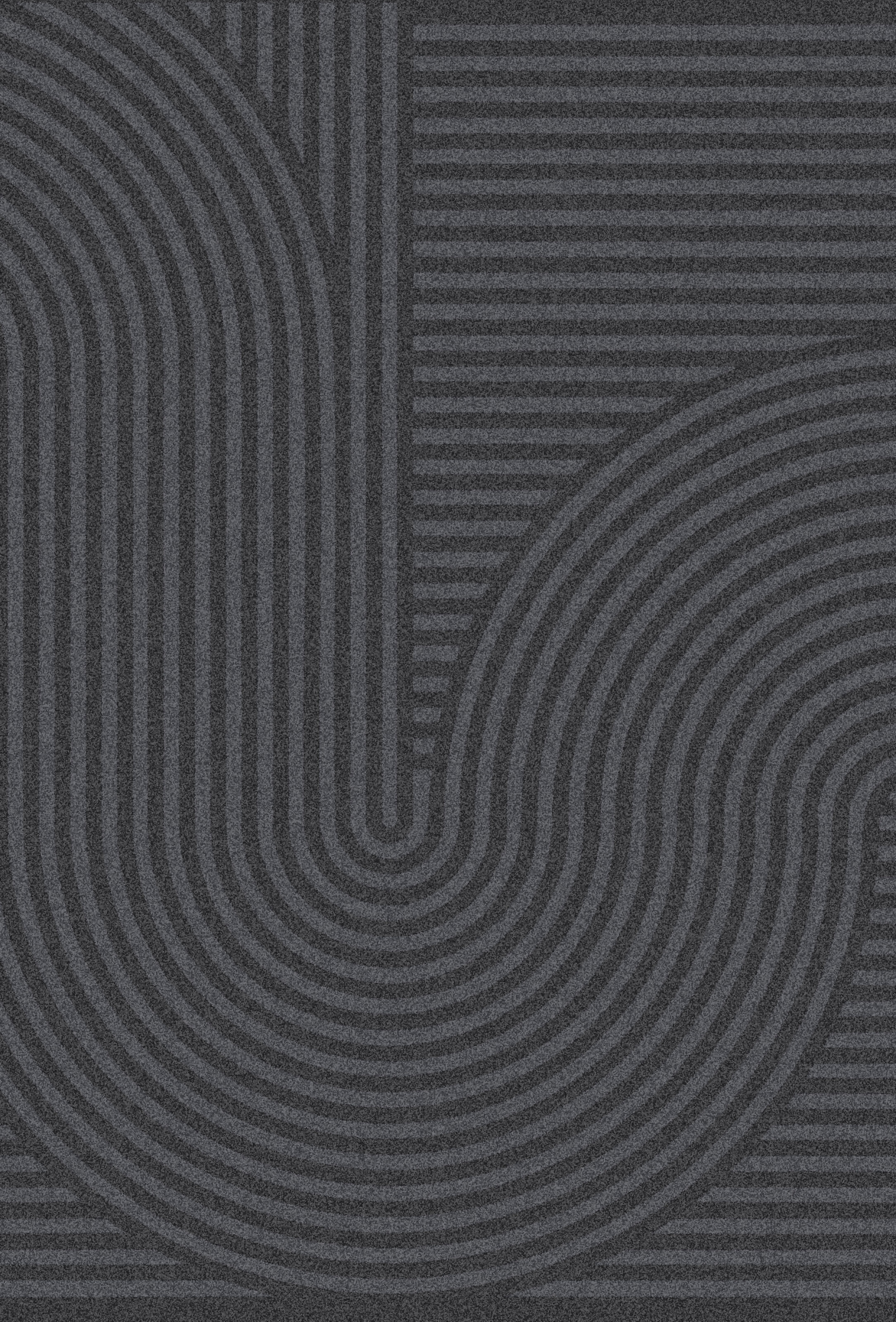 OTTO home Fußmatte »Sammo, Schmutzfangmatte, Teppich, für Hausflur und Wohnbereiche« rechteckig 5 mm Höhe Indoor, Eingangsmatte, Design, Scandi, Zen, rutschfeste Unterseite