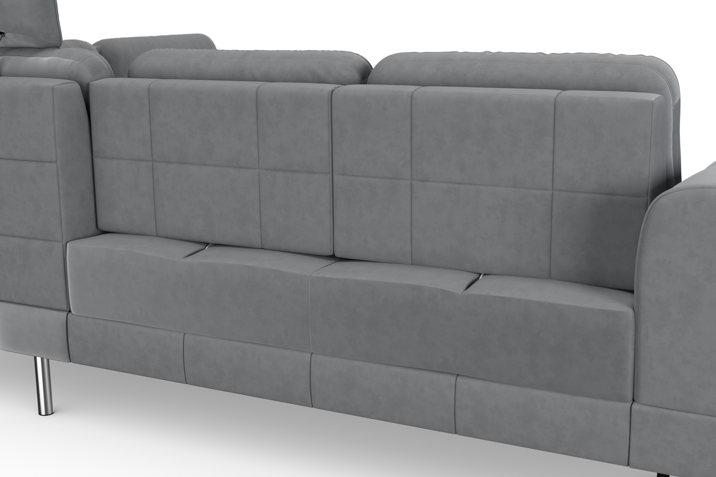 sit&more Ecksofa »Bendigo L-Form« inklusive Sitztiefenverstellung, Bodenfreiheit 15 cm, in 2 Fußfarben