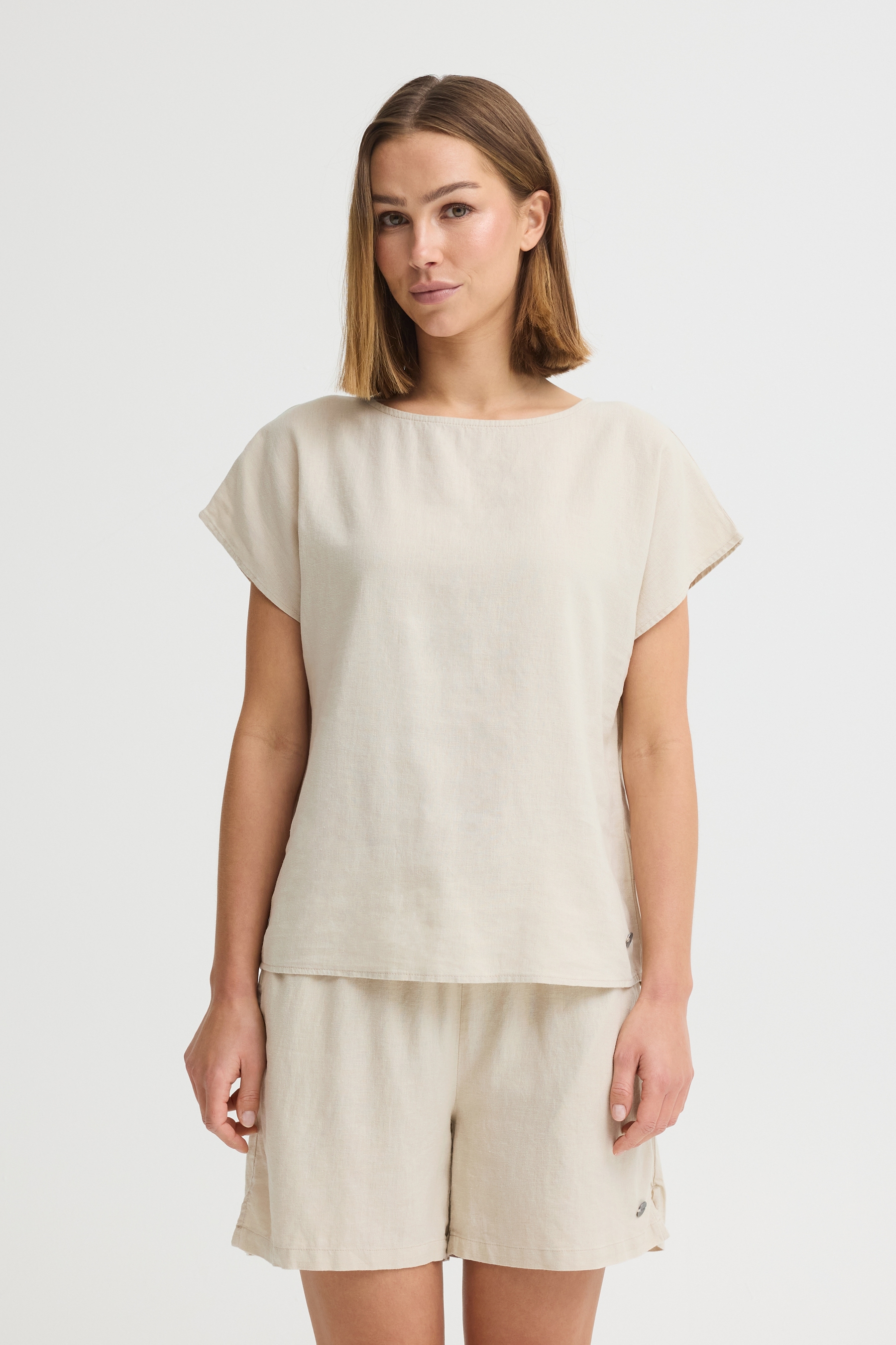 OXMO Kurzarmbluse »Kurzarmbluse OXArnora«