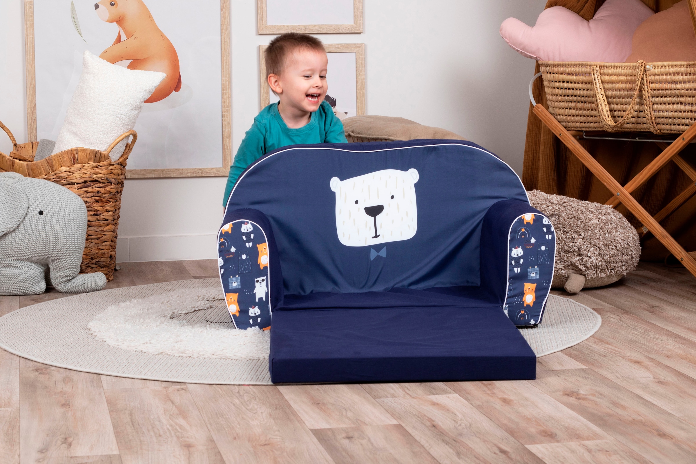 Knorrtoys® Sofa »Pretty bear« für Kinder; Made in Europe