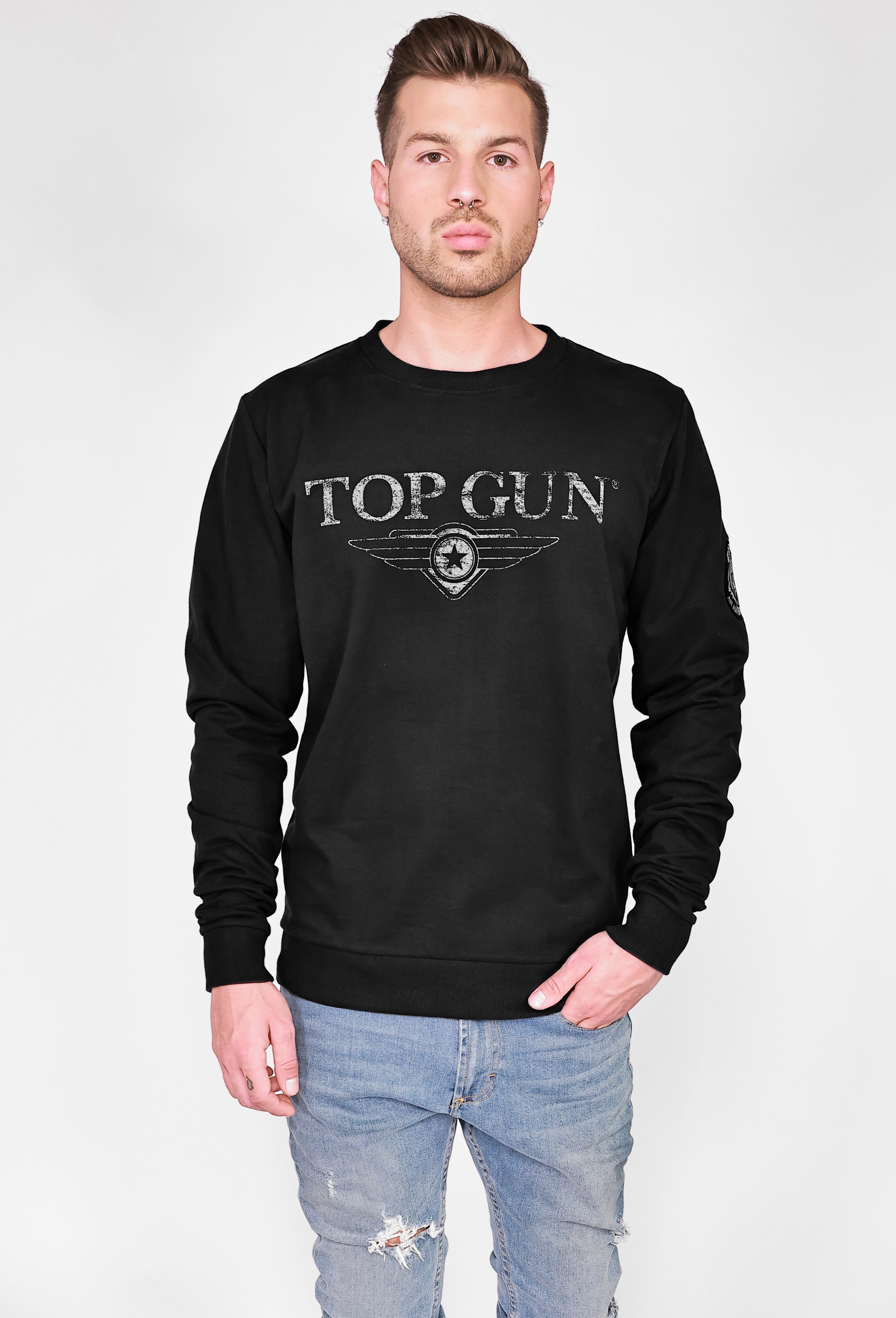 TOP GUN Sweatshirt »Sweater TG20213005«