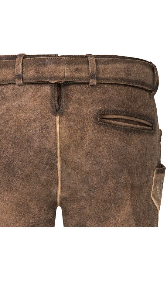 Nübler Trachtenlederhose »Lederhose kurz Braumeister«