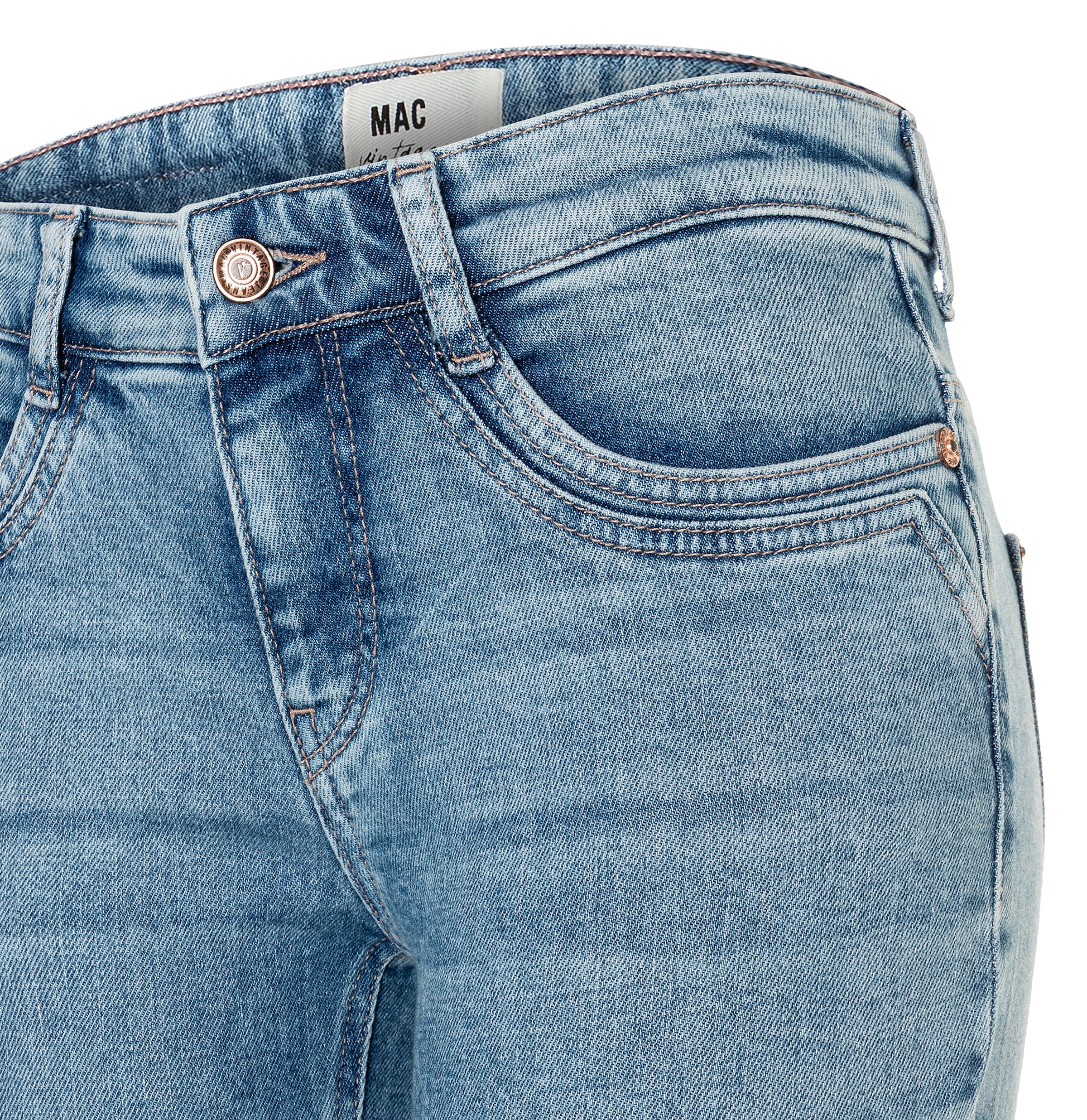 MAC Bootcut-Jeans »DETROIT flared« Aufwendig gearbeitete Details an den Vordertaschen