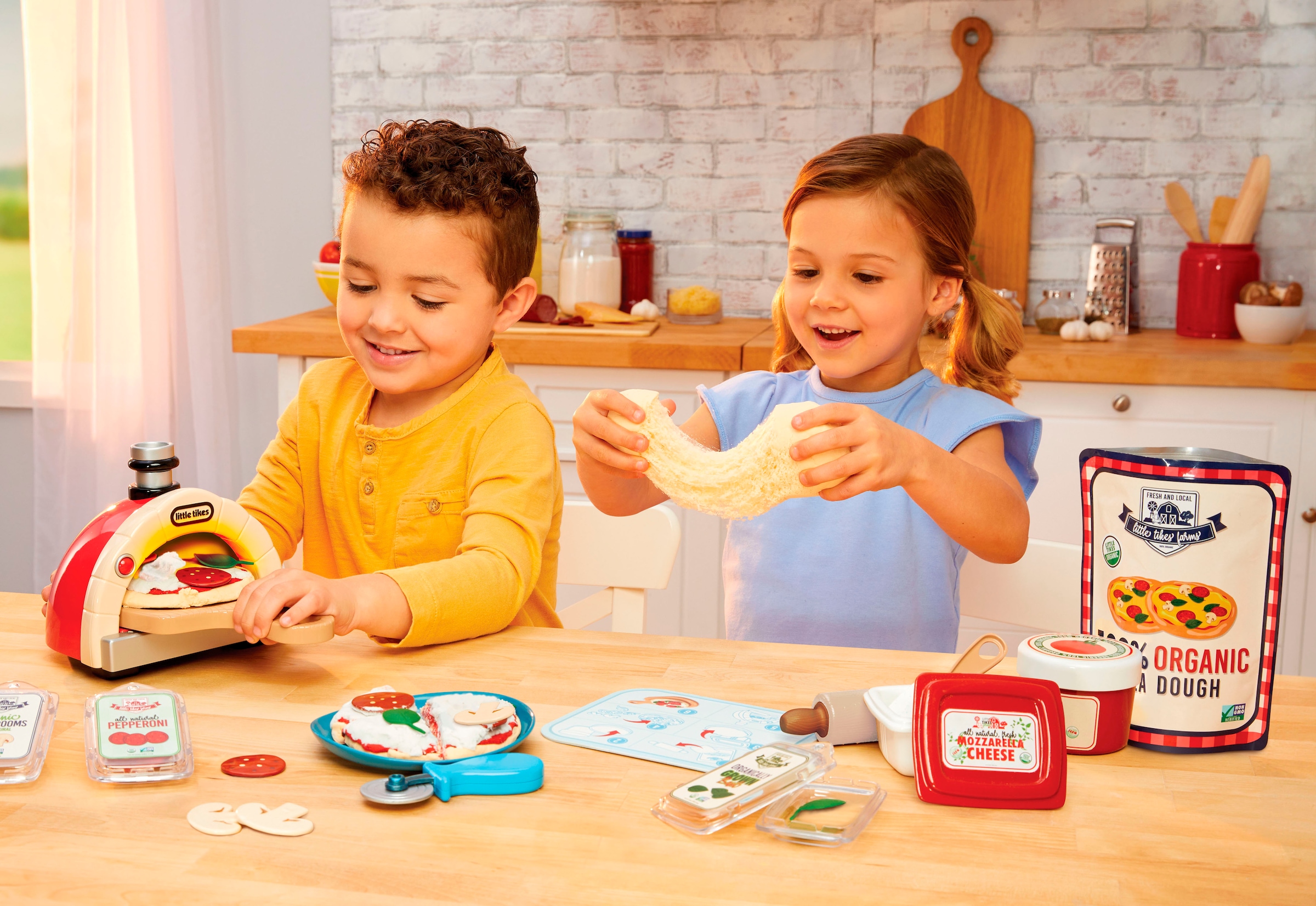 Little Tikes® Spiellebensmittel »Creative Chefs Pizza Kit«, (18 tlg.)