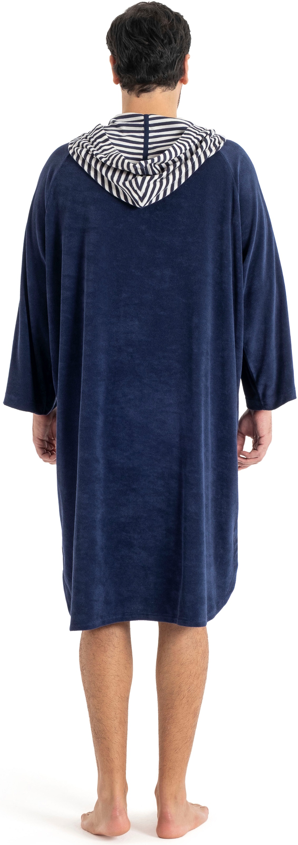 KangaROOS Badeponcho »Dalia Surfponcho, ideal für Sauna, Spa & im Urlaub« 1 Stk. weich, Uni-Farben mit Streifen, leicht, Unisex, für Damen und Herren