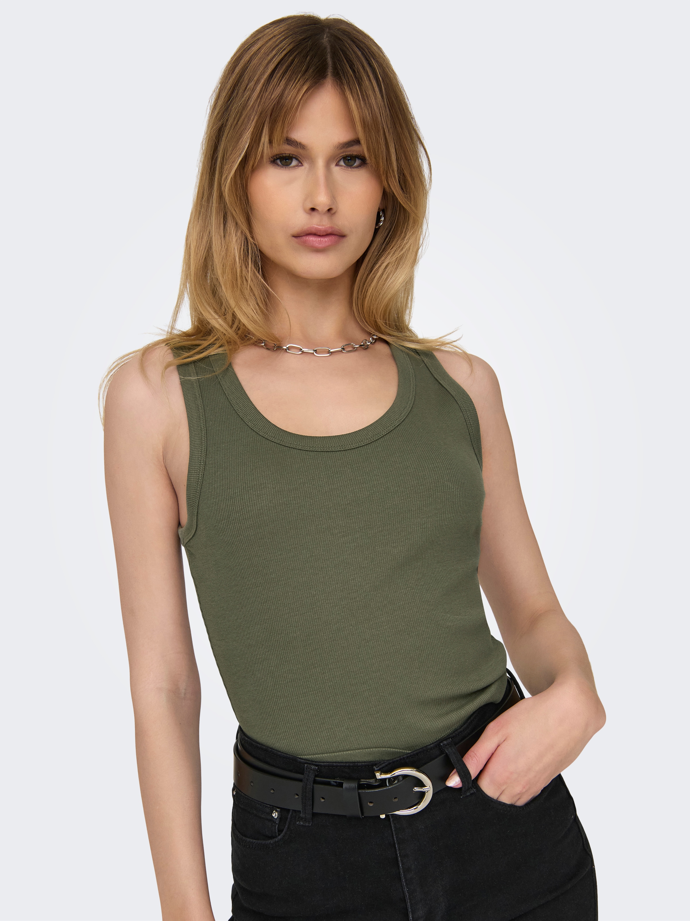 ONLY Tanktop »ONLEASY S/L TANK TOP JRS 2 PACK«, (Set, 2 tlg.)