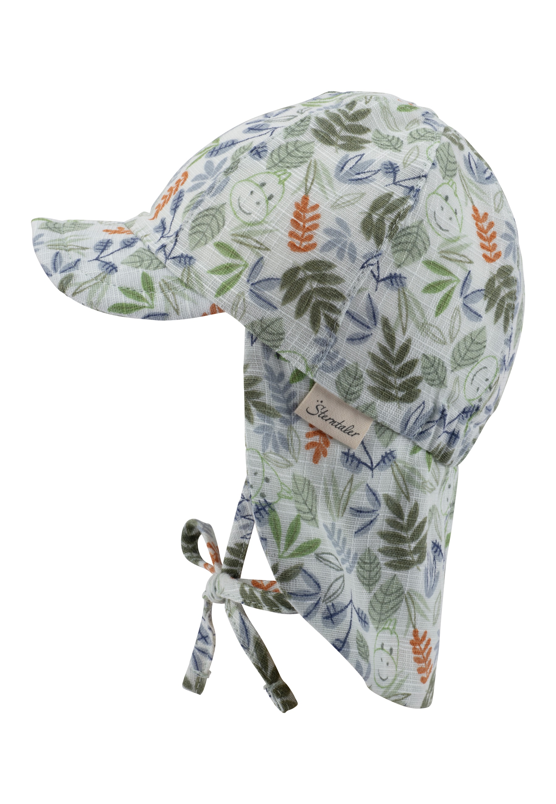 Sterntaler® Schirmmütze »Schirmmütze mit Nackenschutz Blätter«