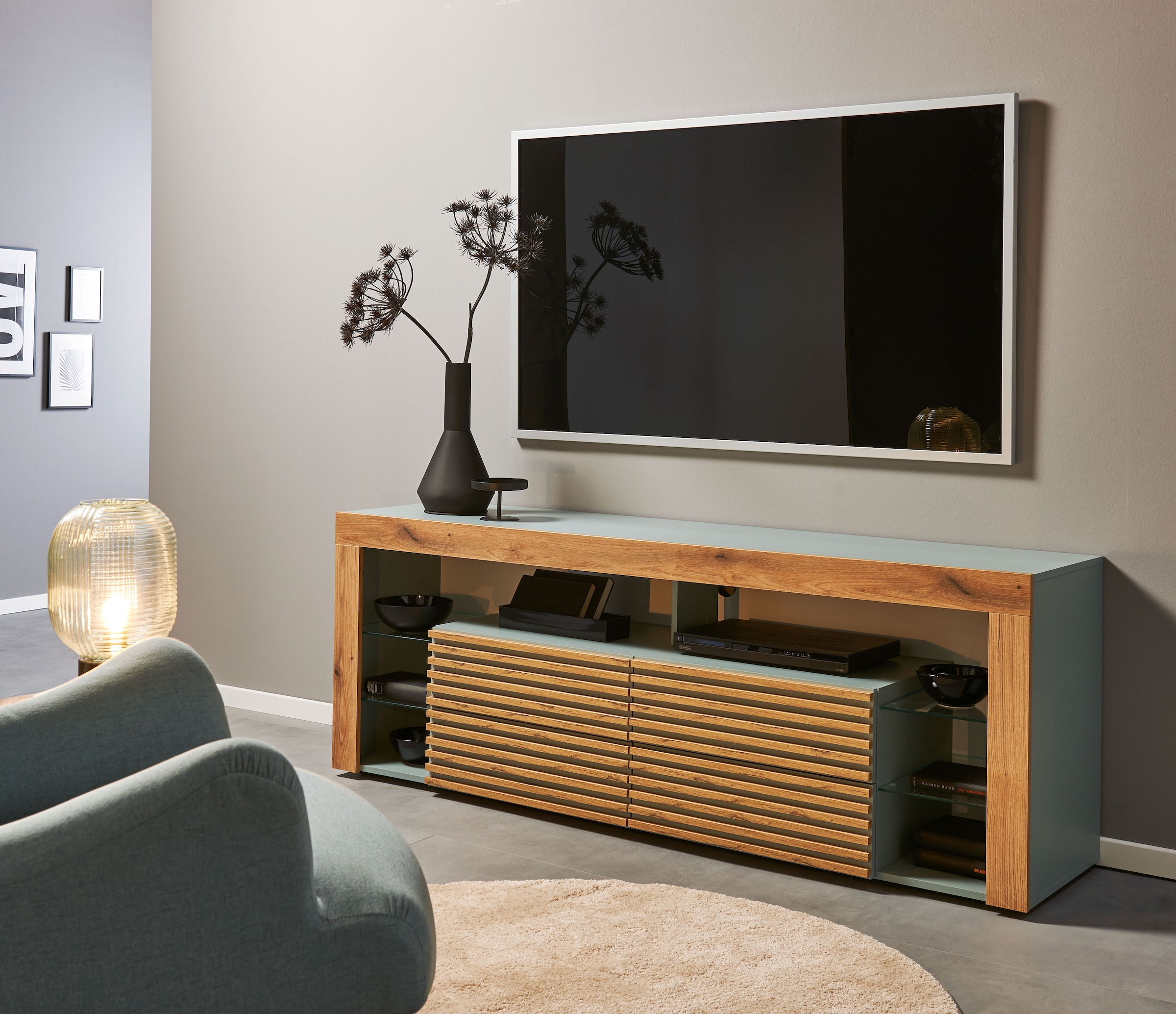 Stolkom TV-Schrank »Goal TV Lowboard, B/H/T 179x67x 44 cm« 1 Stk. tlg. %RESET$