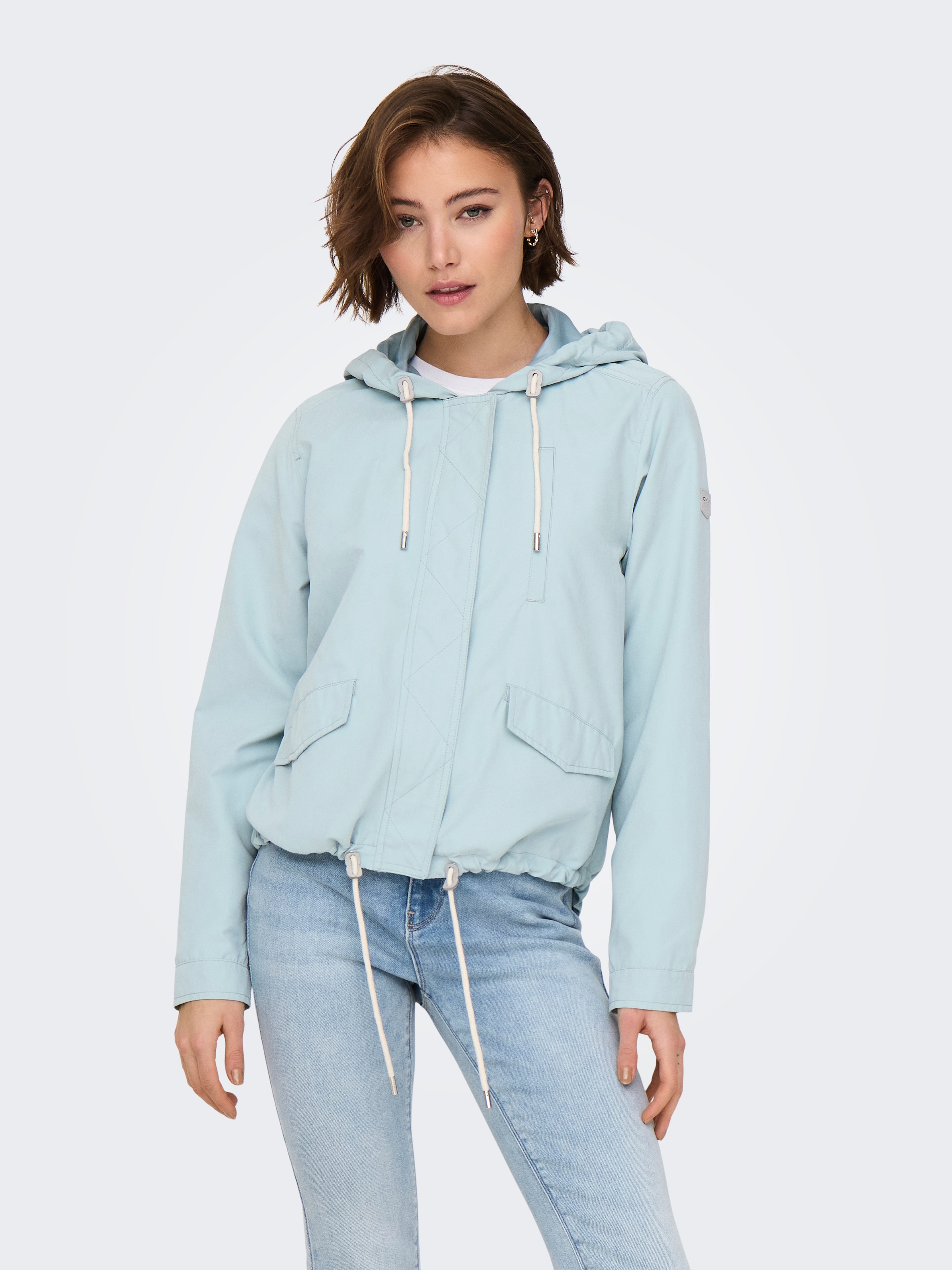 ONLY Parka »ONLSKYLAR HOOD SPRING JACKET CC OTW«, mit Kapuze