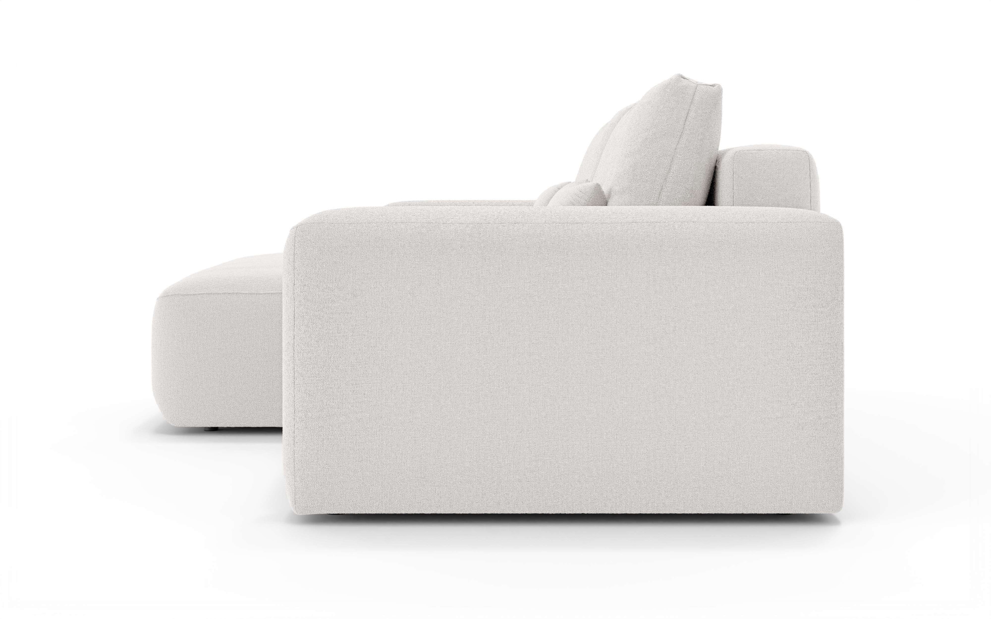 OTTO home Ecksofa »MATTS Schlafsofa mit Bettkasten, Maße B/T/H: 265/159/89 cm« L-Form mit Recamiere rechts oder links, hoher Sitzkomfort