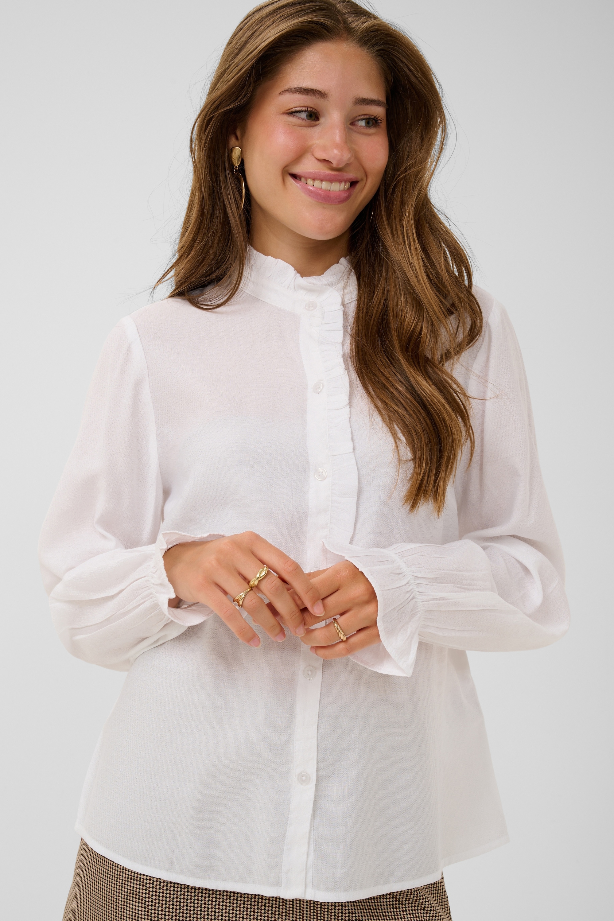 Cream Langarmhemd »Damen Langarm - Hemd CRLiselin«