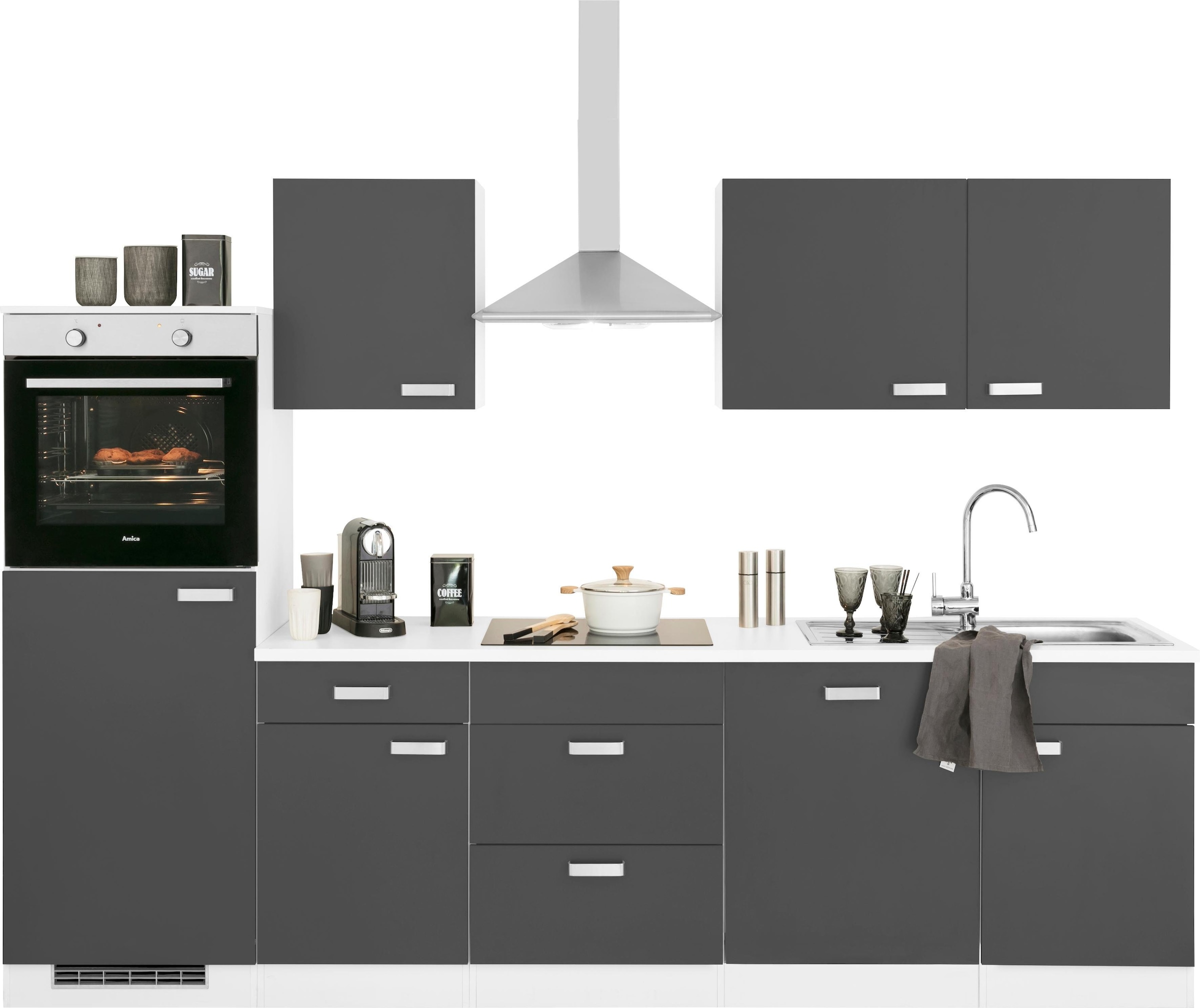 wiho Küchen Küchenzeile 280 Breite »Husum«, ohne Shop OTTO im cm E-Geräte, Online