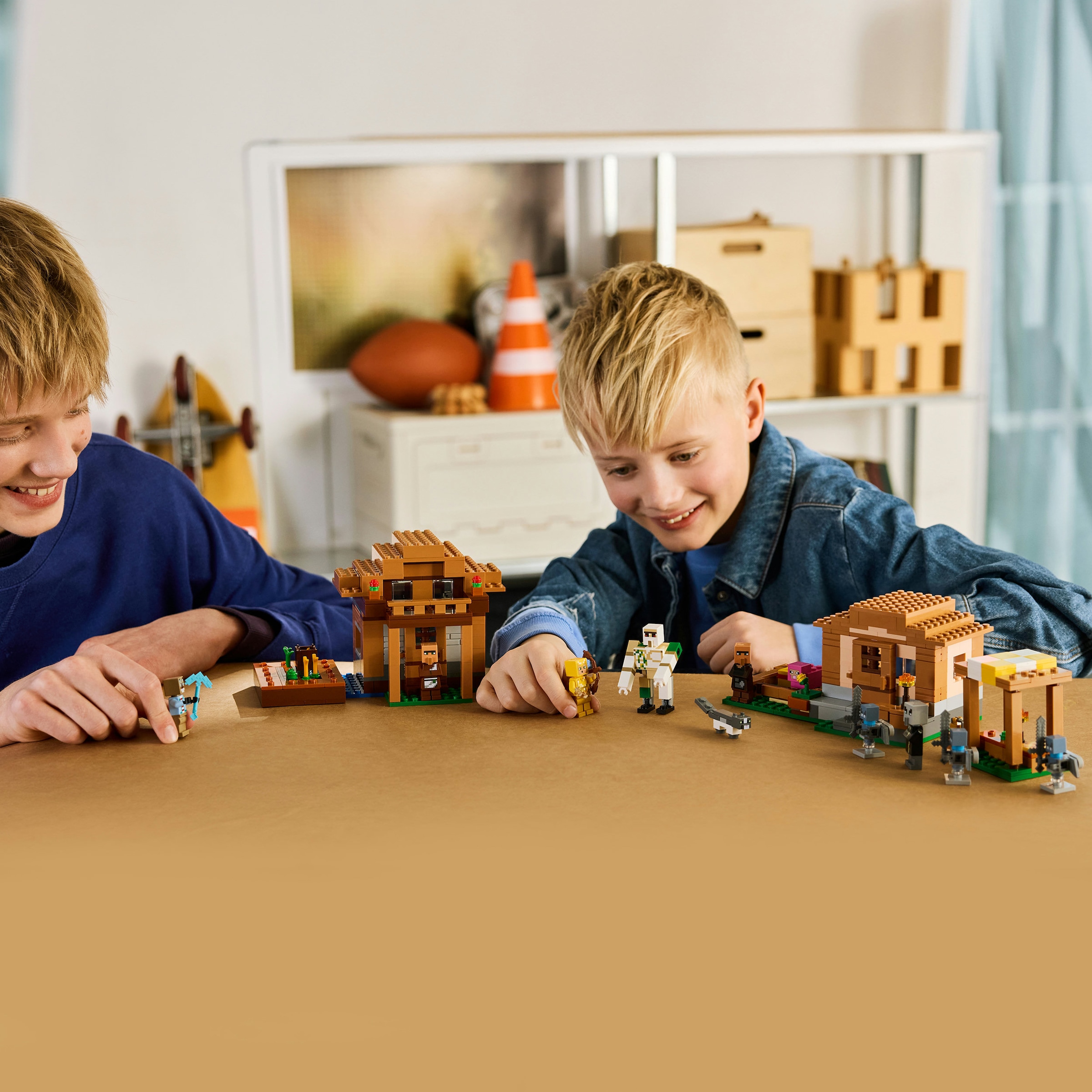 LEGO® Konstruktionsspielsteine »Angriff des Magiers auf das Dorf (21596), LEGO Minecraft« Made in Europe