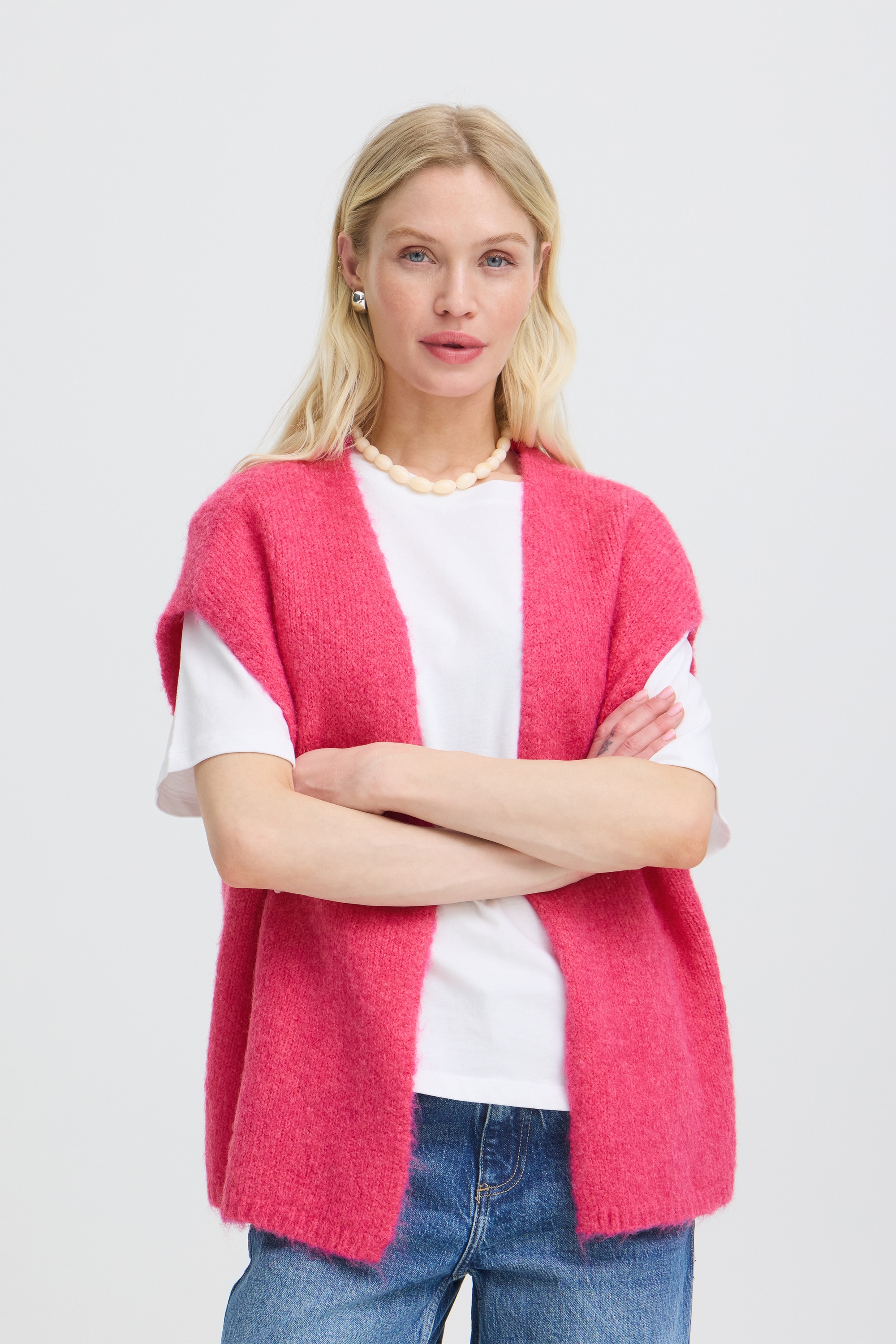 b.young Strickweste »Damen Ärmellose BYMILLERS«