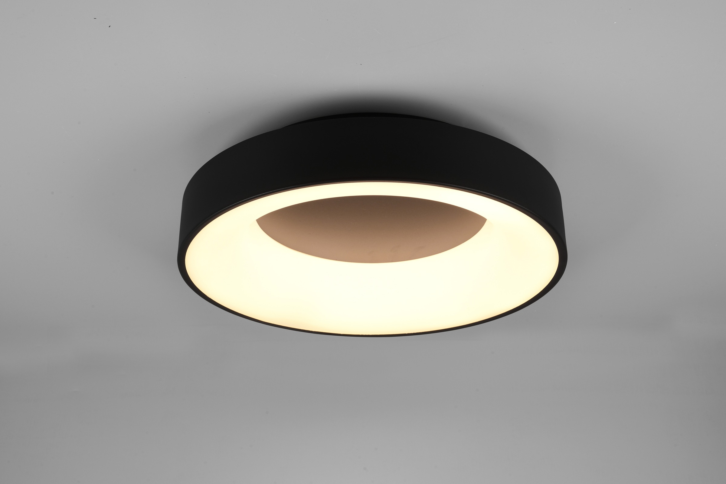 TRIO Leuchten LED Deckenleuchte »GIRONA«, 1 flammig, Leuchtmittel LED-Modul | LED fest integriert, mit Switch Dimmer dimmbar über Wandschalter, 3000K, 3100 Lm