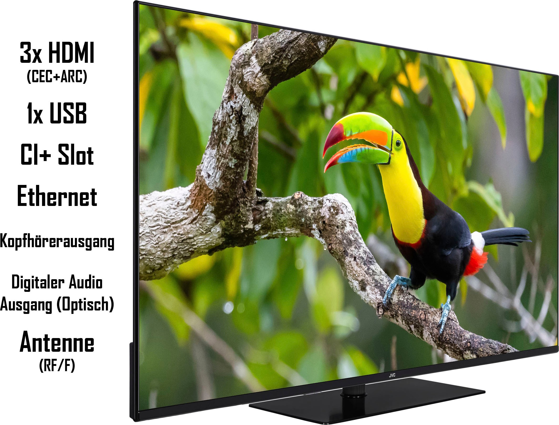 JVC LED-Fernseher »LT-50VU6355«, 4K Ultra HD, Smart-TV