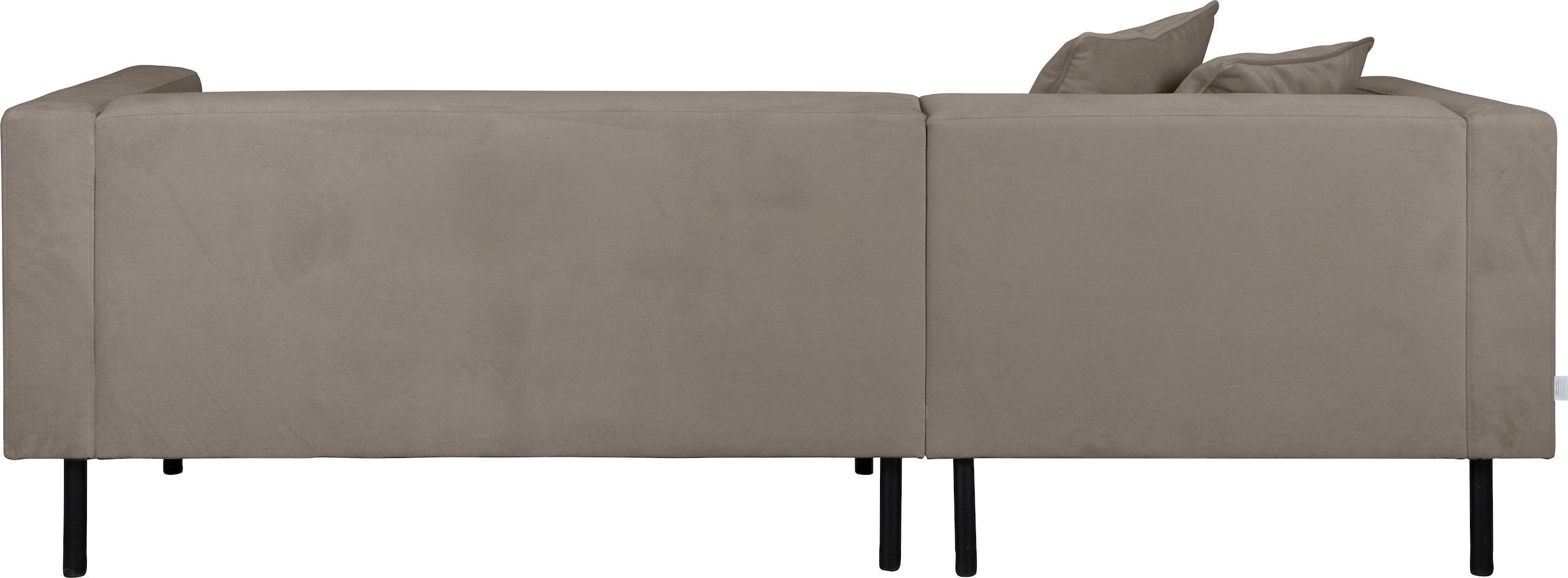 Guido Maria Kretschmer Home&Living Ecksofa »Lillibeth L-Form Designsofa, Maße B/T/H: 240/173/83 cm«, Zierkissen als Wendekissen, in Samtoptik oder Cord