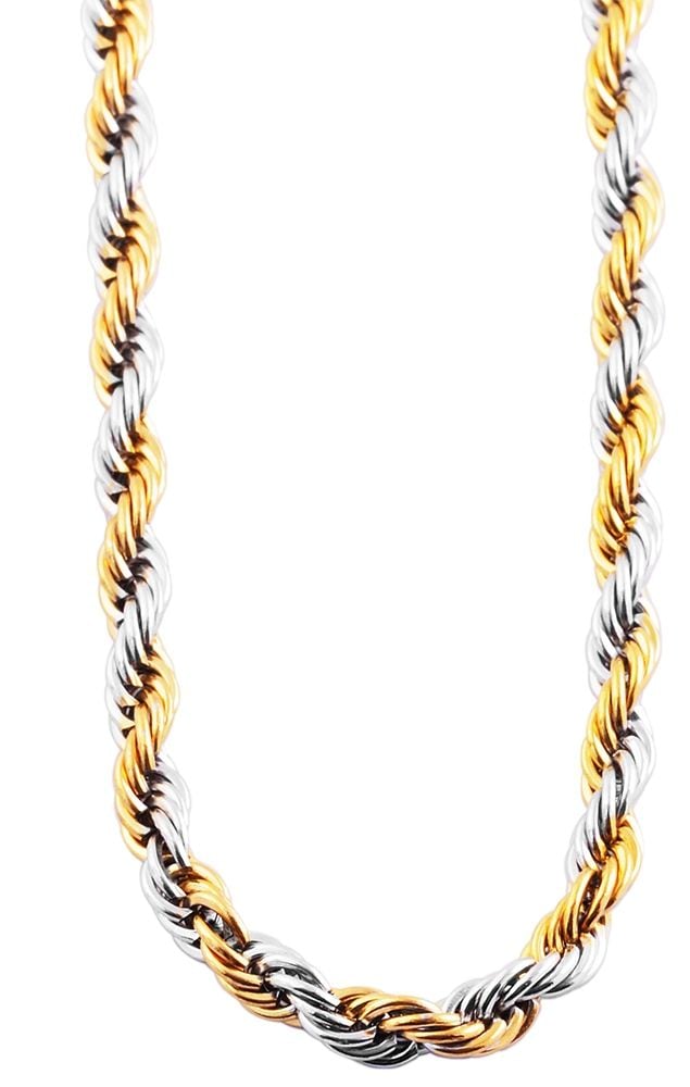 Adelia´s Gliederkette »Unisex Halskette ¿ Kordelkette aus Edelstahl 40 cm«