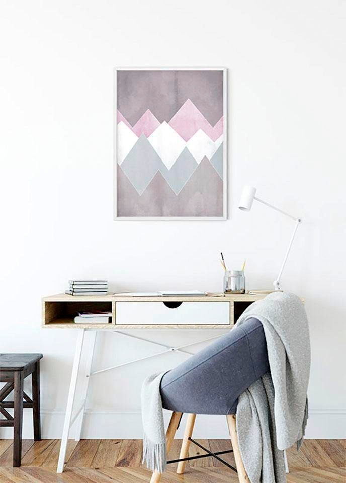 Komar Bild »Sunrise Mountain Gentle« Natur 1 Stk. tlg. Wandbild zur Dekoration - ohne Rahmen