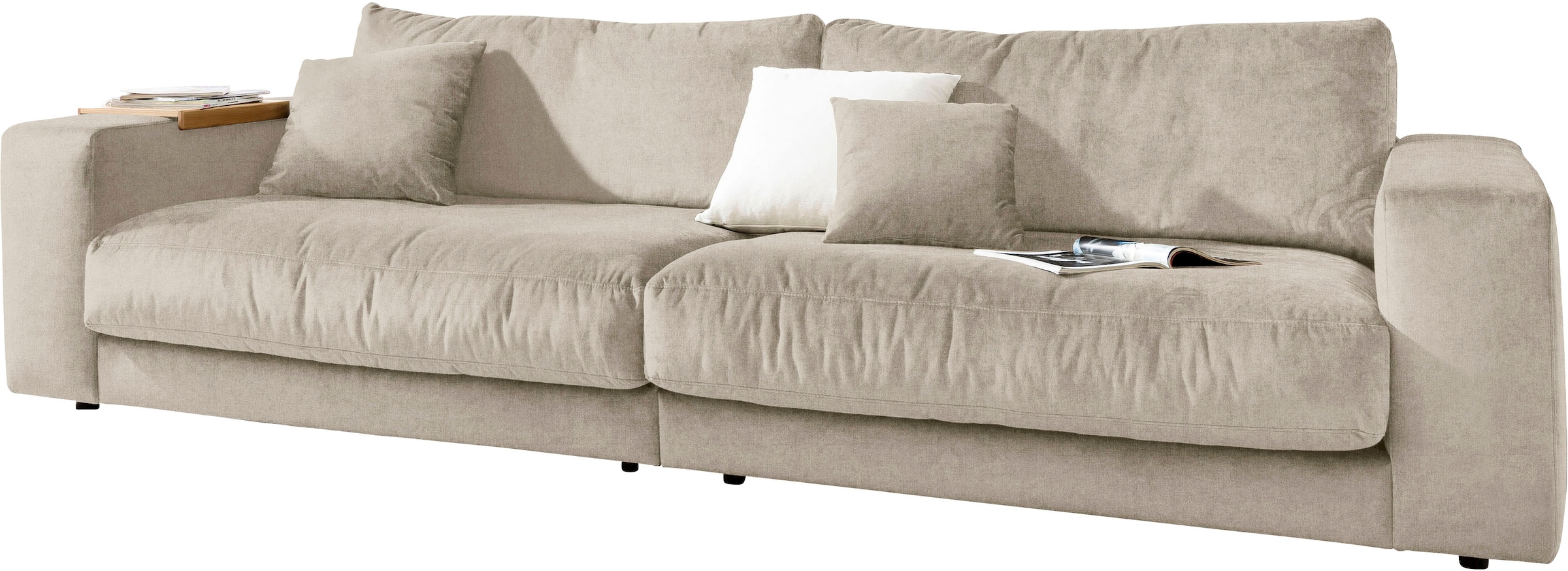 3C Candy Big-Sofa »Enisa II«, incl. 1 Flatterkissen, Wahlweise mit Flecken-Schutz-Bezug Easy care