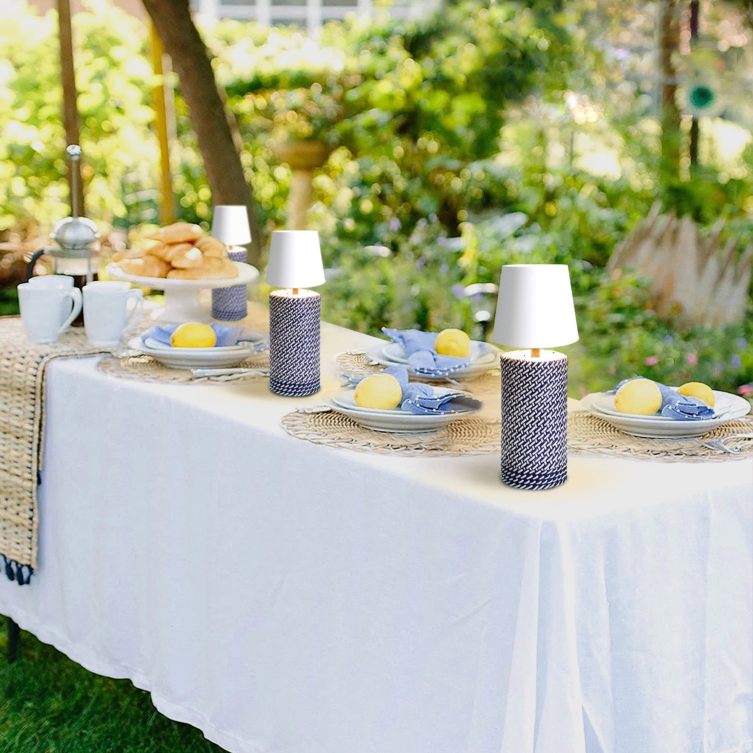 SalesFever LED Tischleuchte »Akku« 1 Stk. Warmweiß tragbar und wiederaufladbar,  stufenloses Dimmen