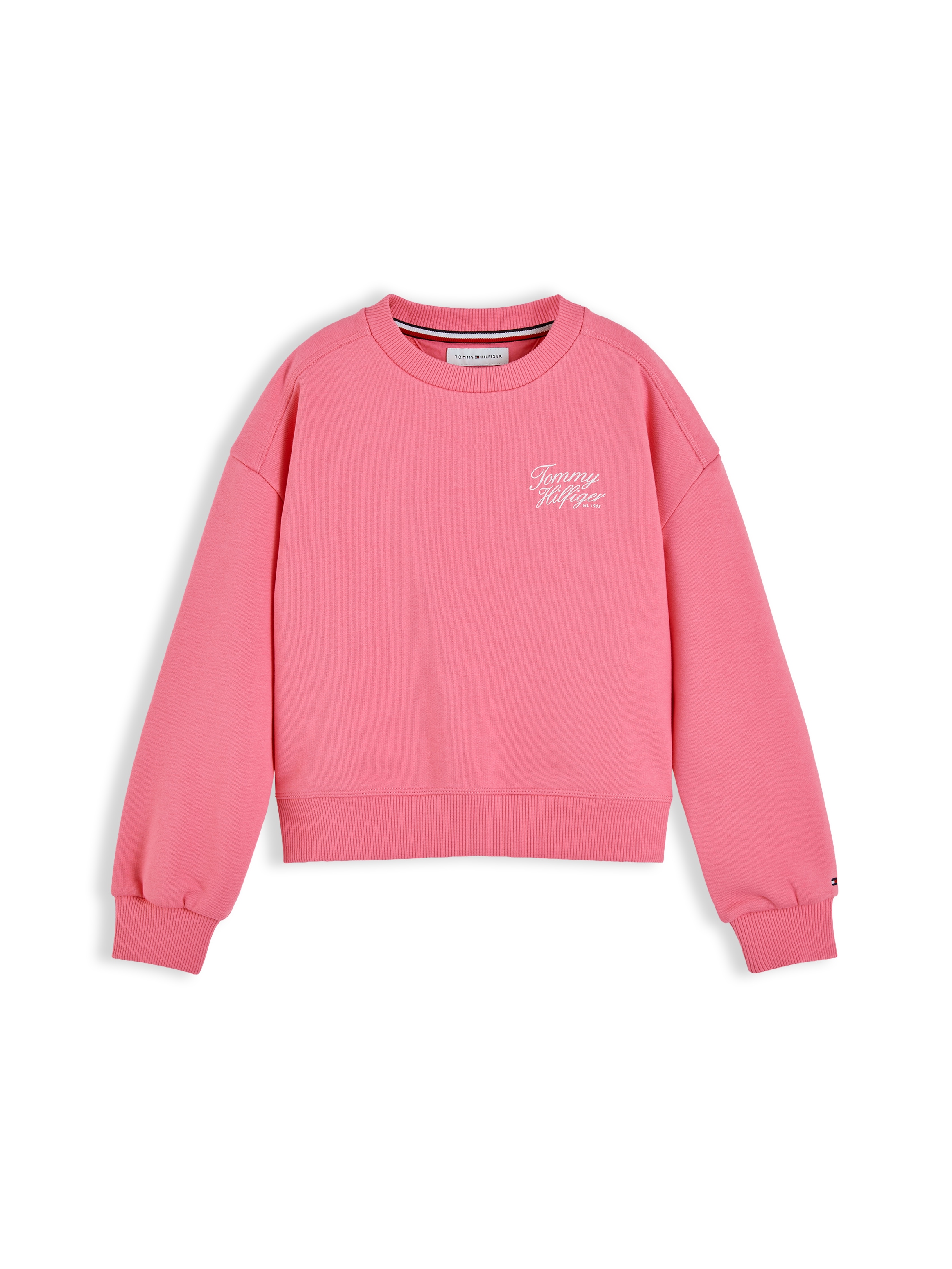 Tommy Hilfiger Sweatshirt »TOMMY SCRIPT PRINTED SWEATSHIRT«, Rundhalsausschnitt, Regular Fit, Kinder bis 16 Jahre
