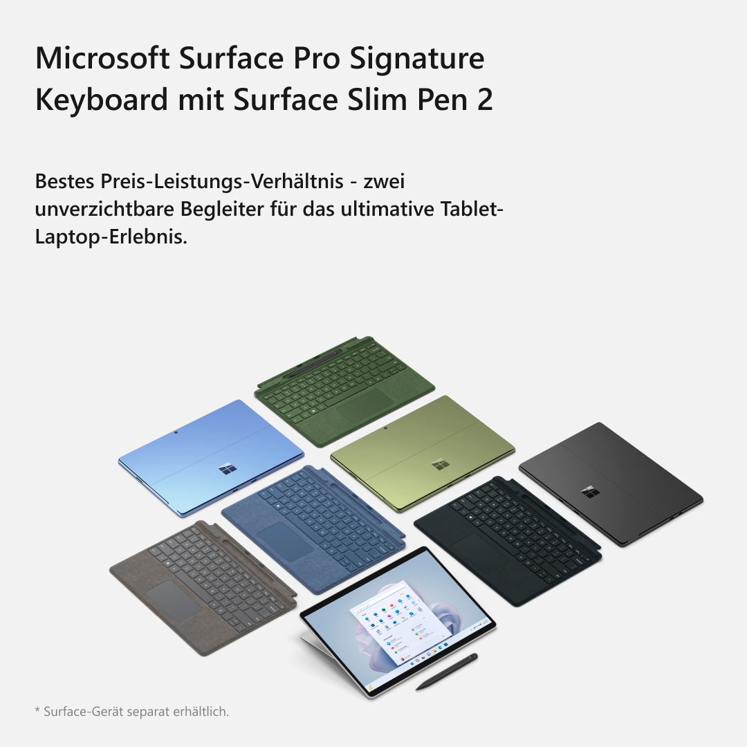 Microsoft Tastatur »Surface Pro Signature«, (Touchpad-Multimedia-Tasten)