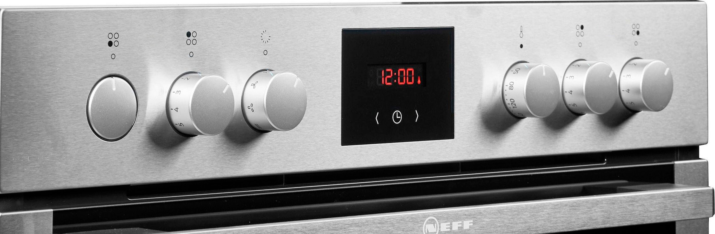 NEFF Elektro-Herd-Set »E1ECC0AN0«, mit Teleskopauszug nachrüstbar, CircoTherm® Heißluftsystem