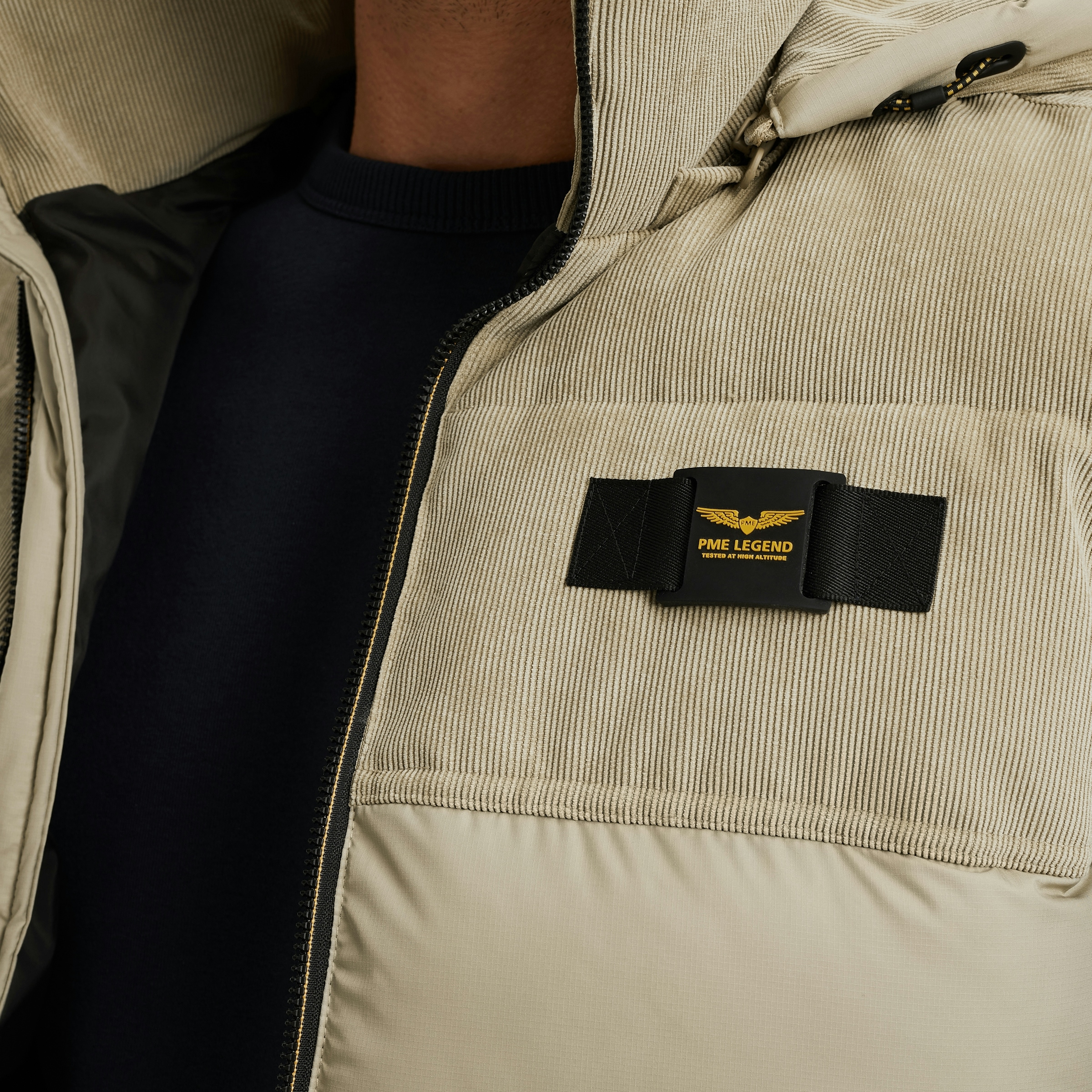 PME LEGEND Steppweste, mit Logo Stickerei