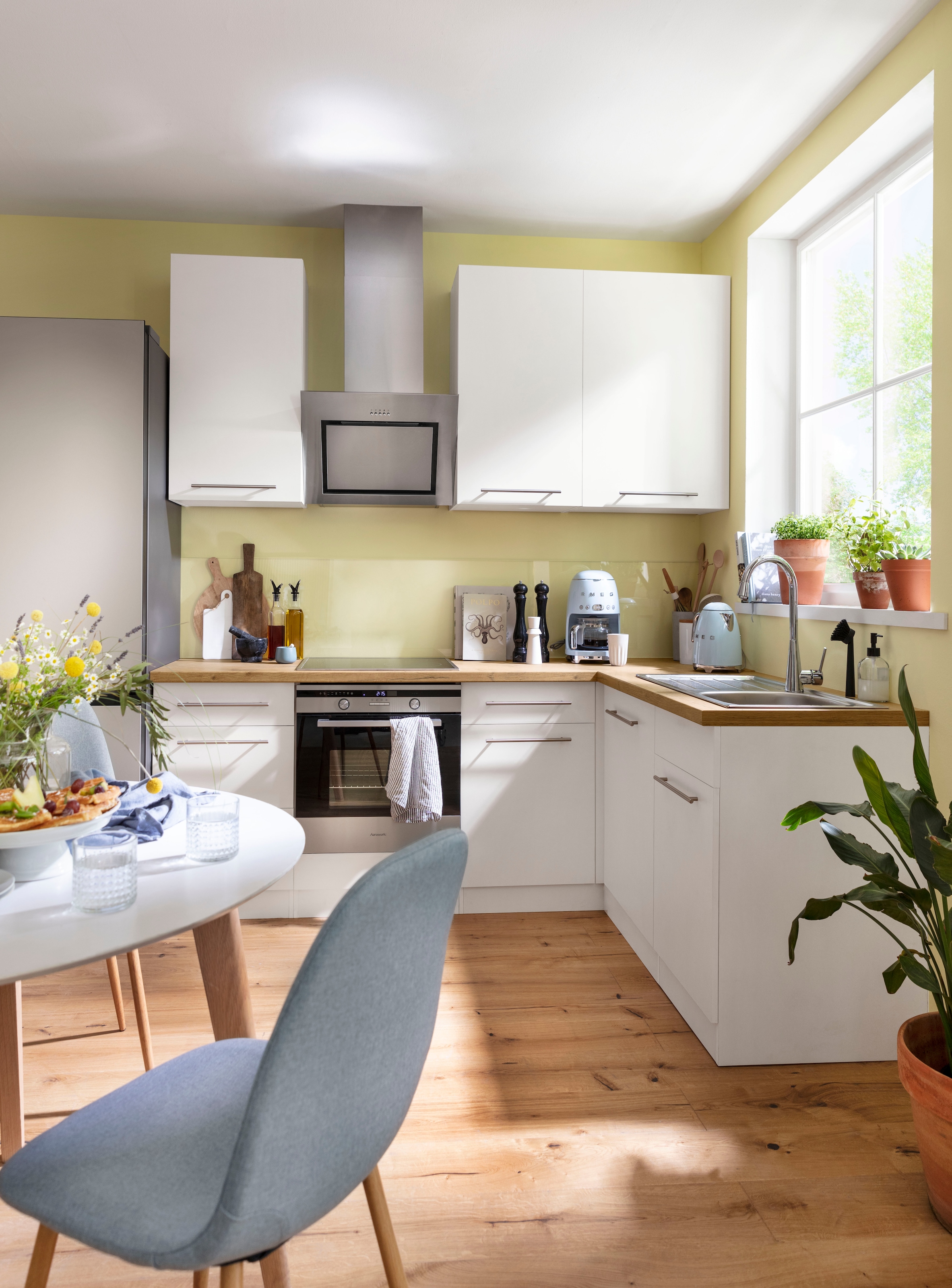 wiho Küchen Winkelküche »Unna«, ohne E-Geräte, Stellbreite 220 x 170 cm  kaufen im OTTO Online Shop | Unterschränke