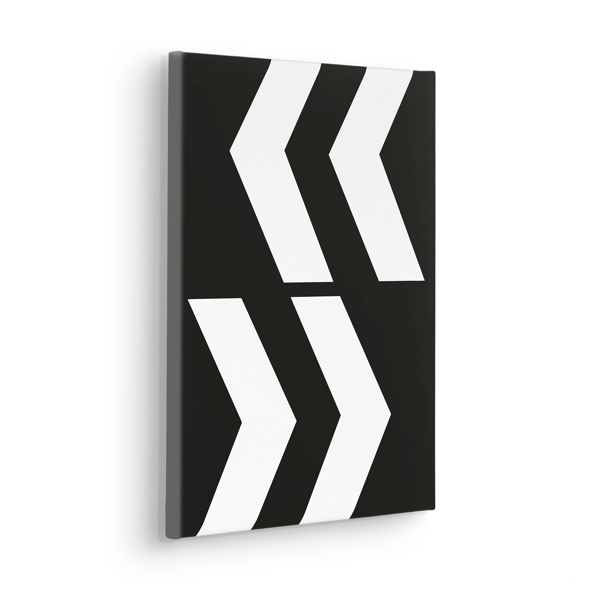 Komar Leinwandbild »Typo Arrows - Größe 30 x 40 cm«, Natur, (1 St.), Keilrahmenbild mi Echtholzrahmen