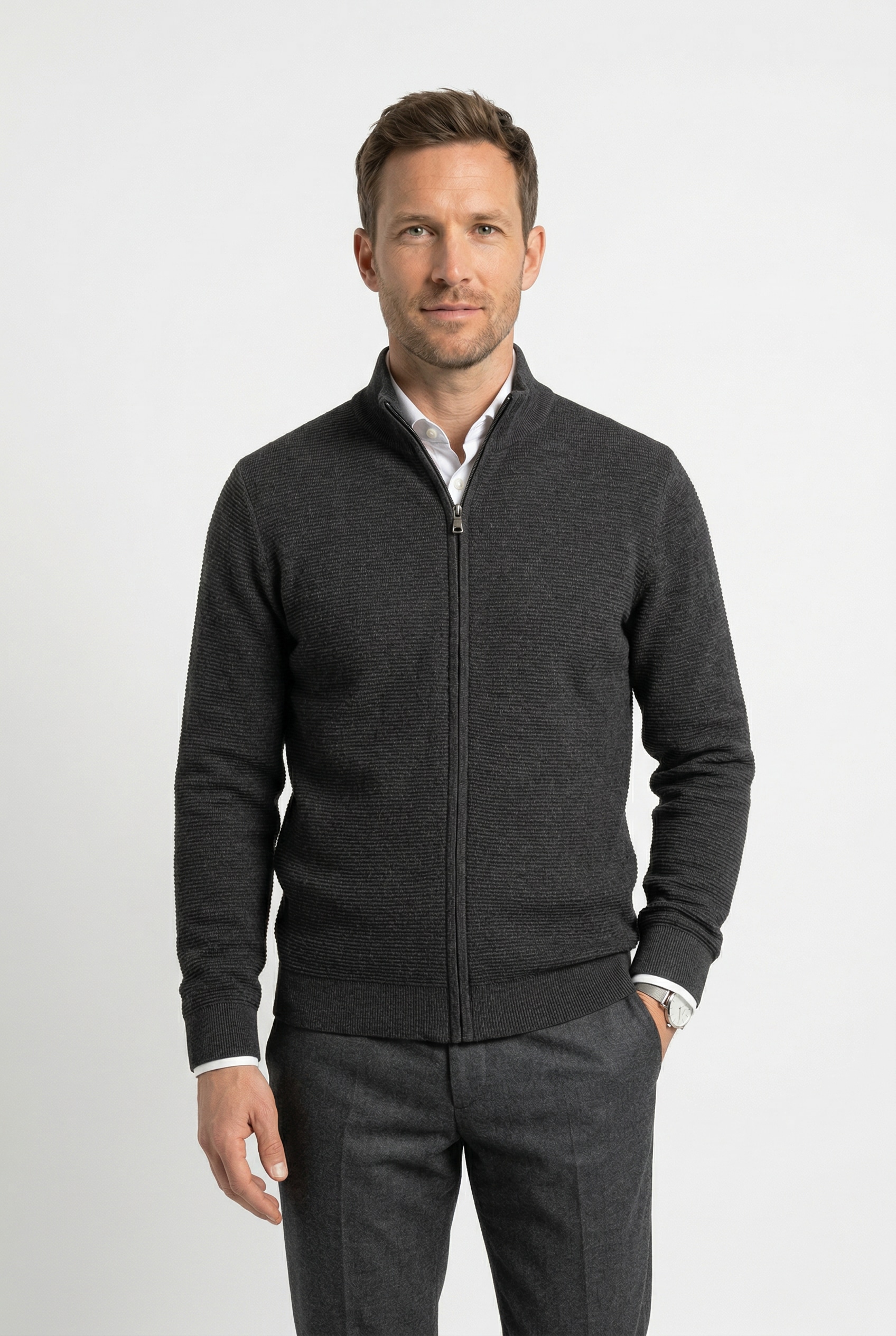 OLYMP Strickjacke »OLYMP Strick Casual«