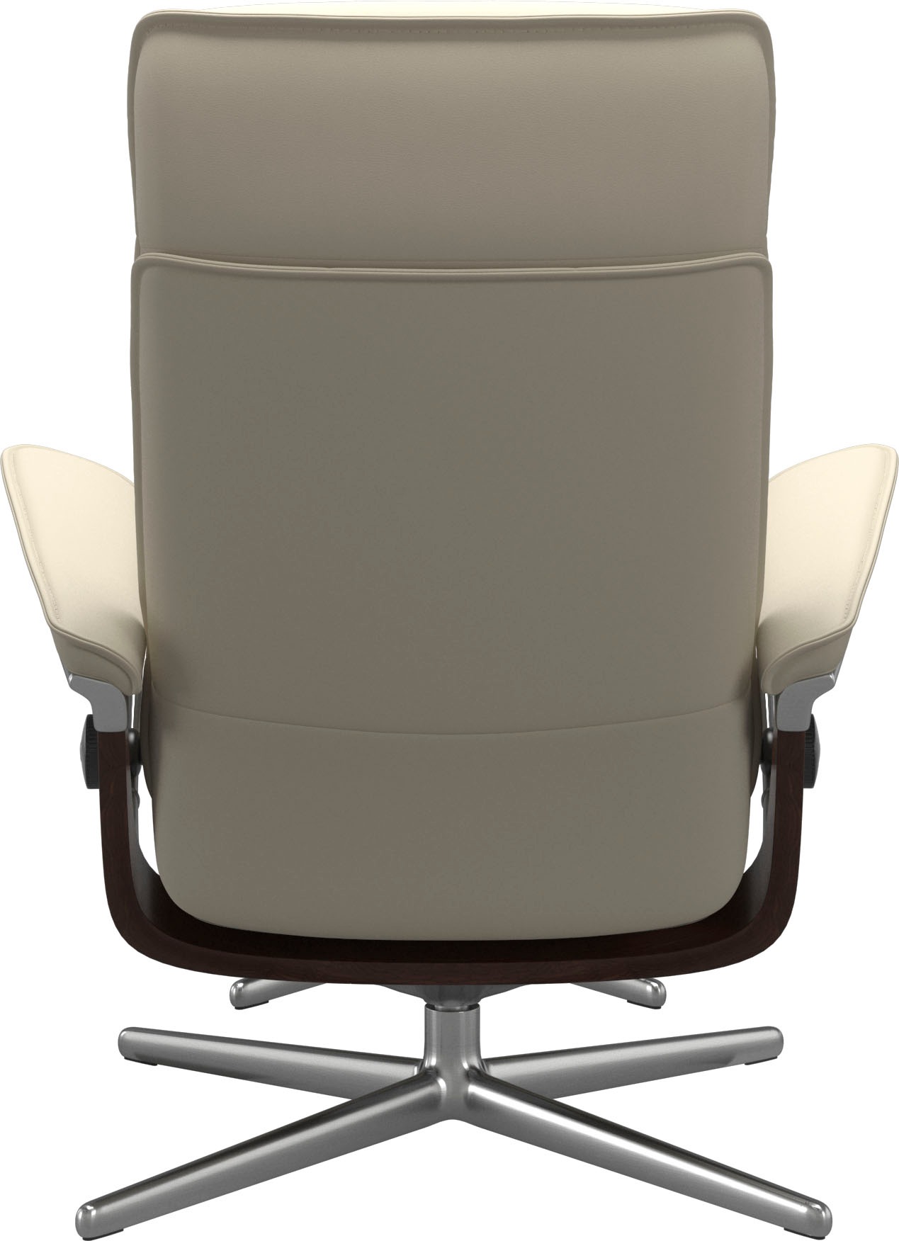 Stressless® Relaxsessel »Admiral« Set, Relaxsessel inkl. Hocker,  mit Cross Base, Größe M & L, Holzakzent Braun