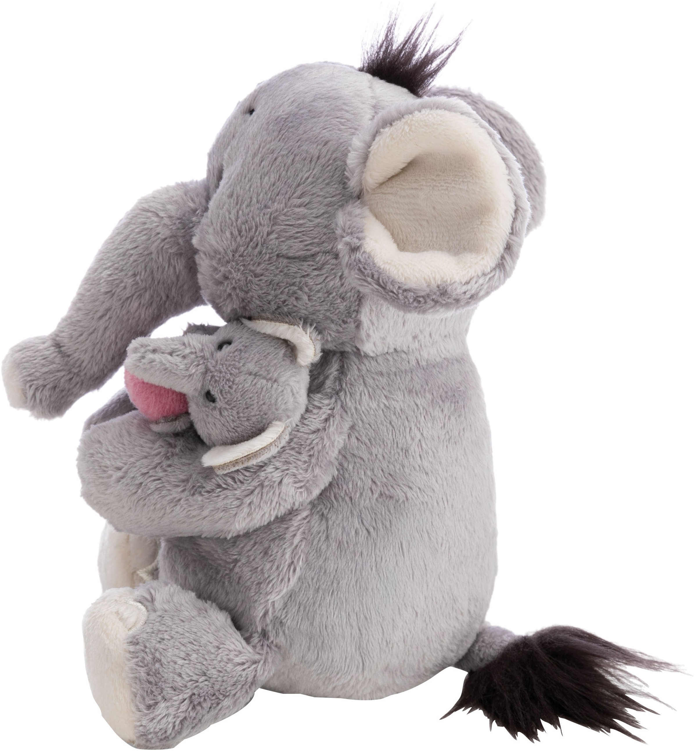 Nici Kuscheltier »Little & Me, Elefant 20 cm mit Kind 6 cm« 2in1: Kuscheltier Mama mit Kuscheltier Baby