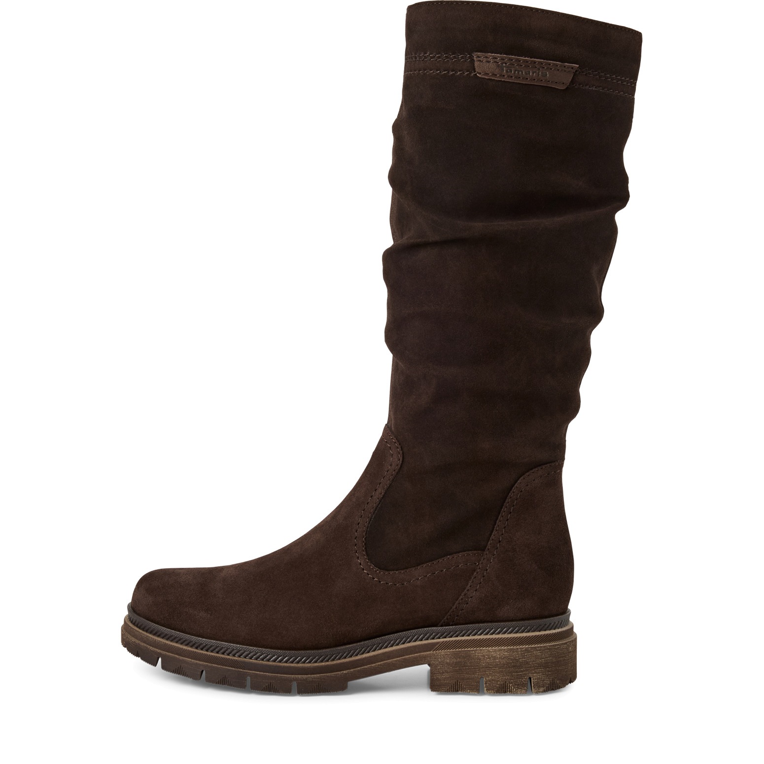 Tamaris Stiefel  , Blockabsatz, Langschaftstiefel mit slouchy Falten am Schaft