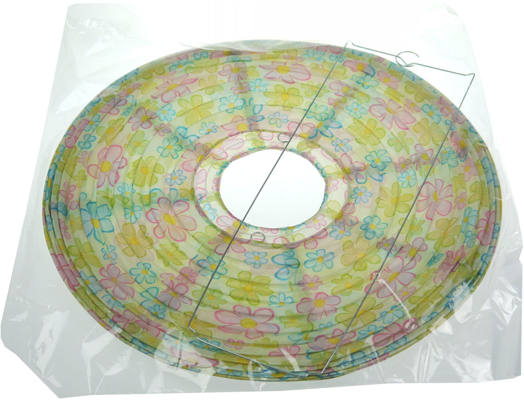 niermann Hängeleuchte »Bunte Blumen« E27 1 Stk. Papier-Pendelleuchte Bunte Blumen