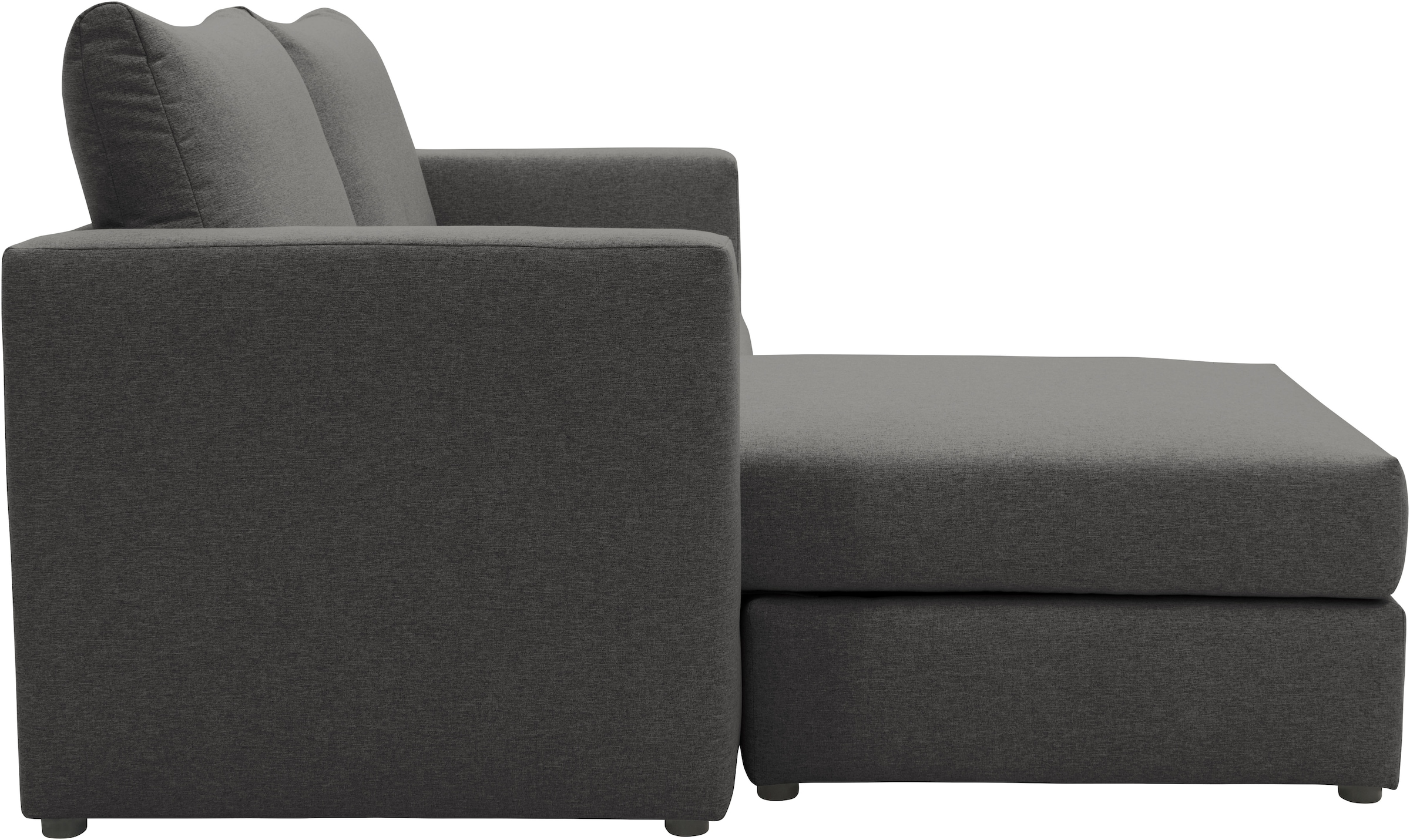 DOMO collection 2-Sitzer »Bibury smartes, modulares Ecksofa aus Sofa & Hocker mit Schlaffunktion« Sitzfläche mit Federkern, inkl. 2 Rückenkissen