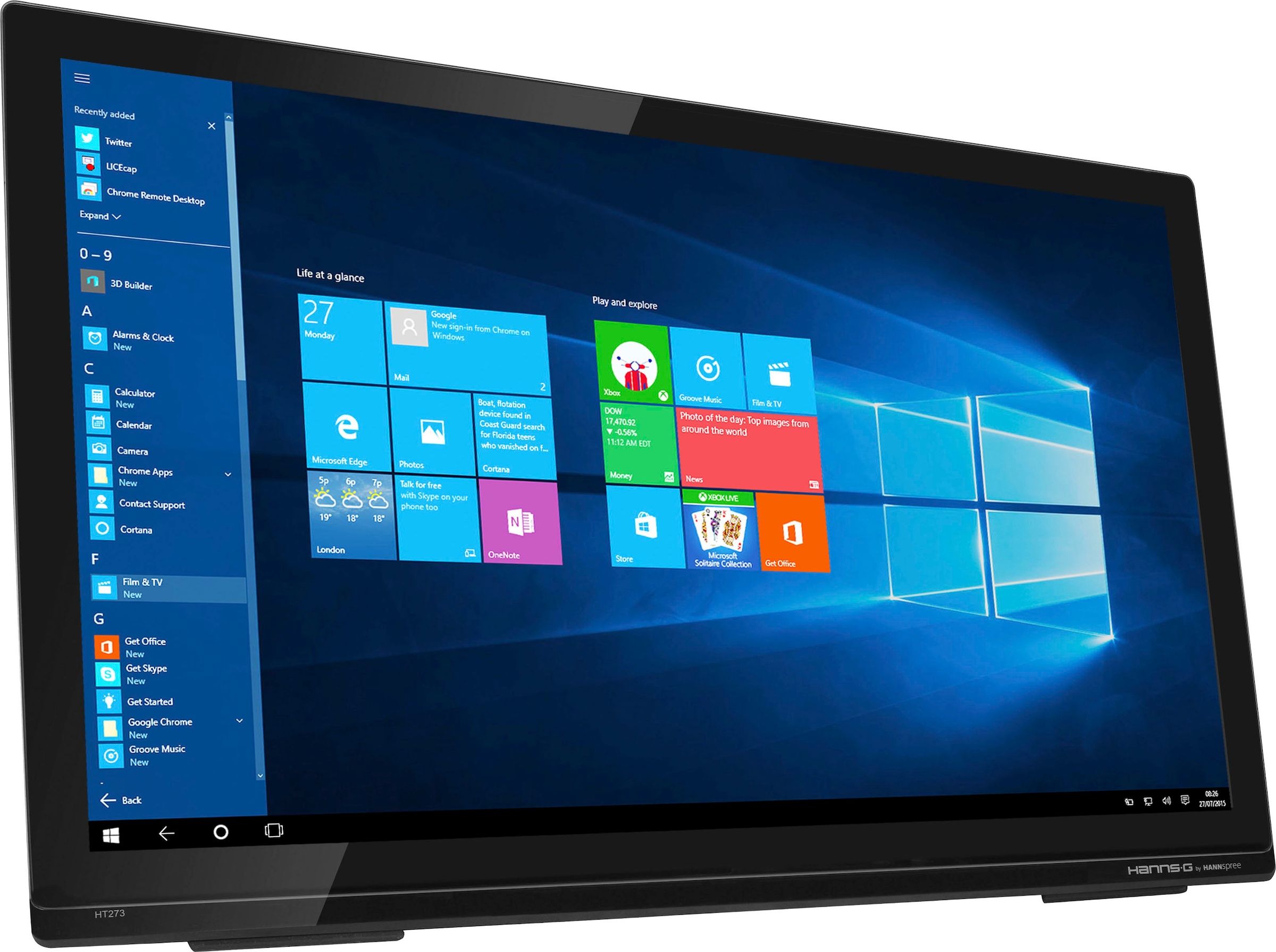 Hannspree LED-Monitor »HT273HPB«, 68,58 cm/27 Zoll, 1920 x 1080 px, Full HD, 8 ms Reaktionszeit, 60 Hz
