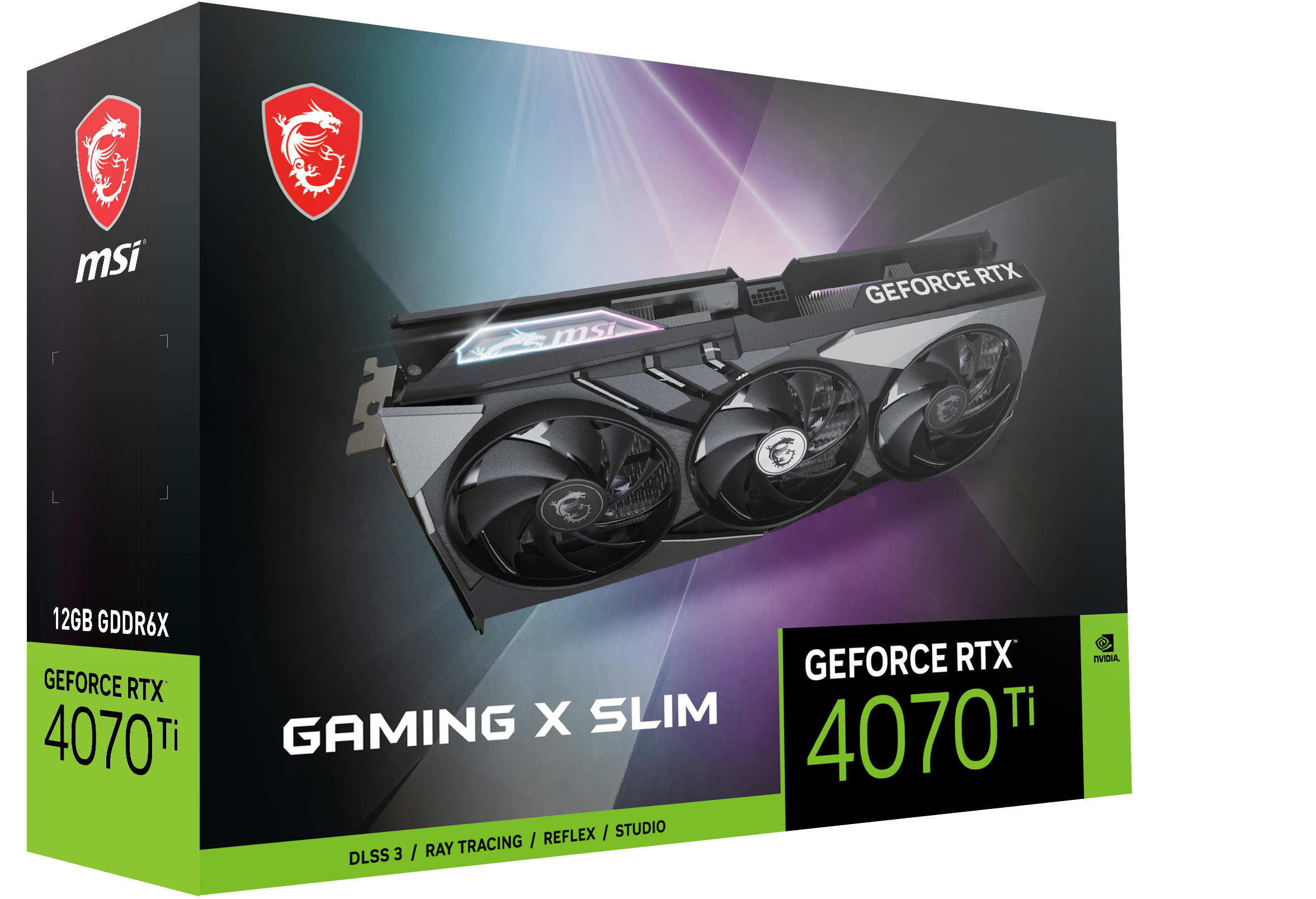 MSI Grafikkarte »GeForce RTX 4070 Ti GAMING X SLIM 12G«, 12 GB, GDDR6X