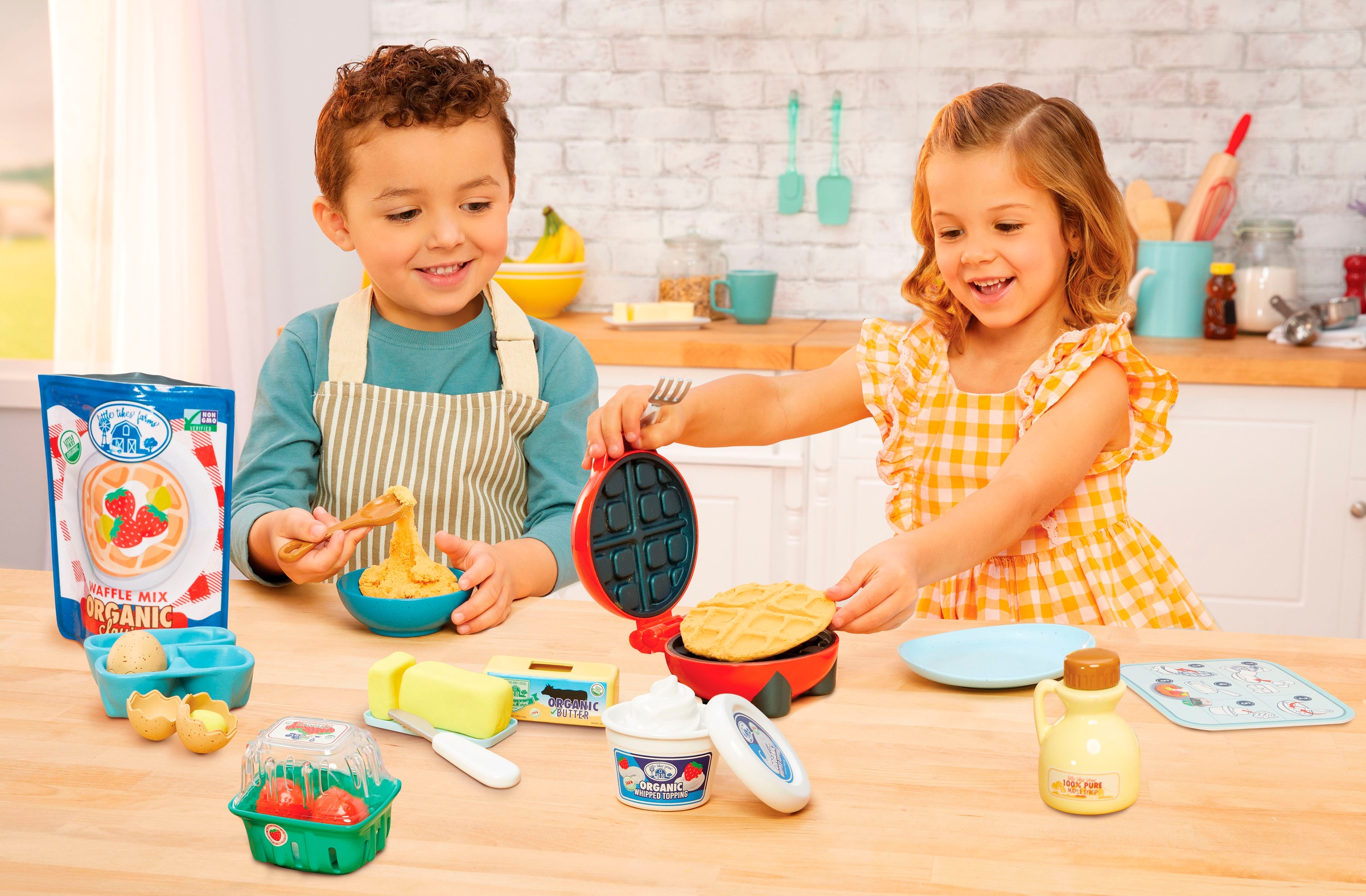 Little Tikes® Spiellebensmittel »Creative Chefs Waffles Kit«, (18 tlg.)
