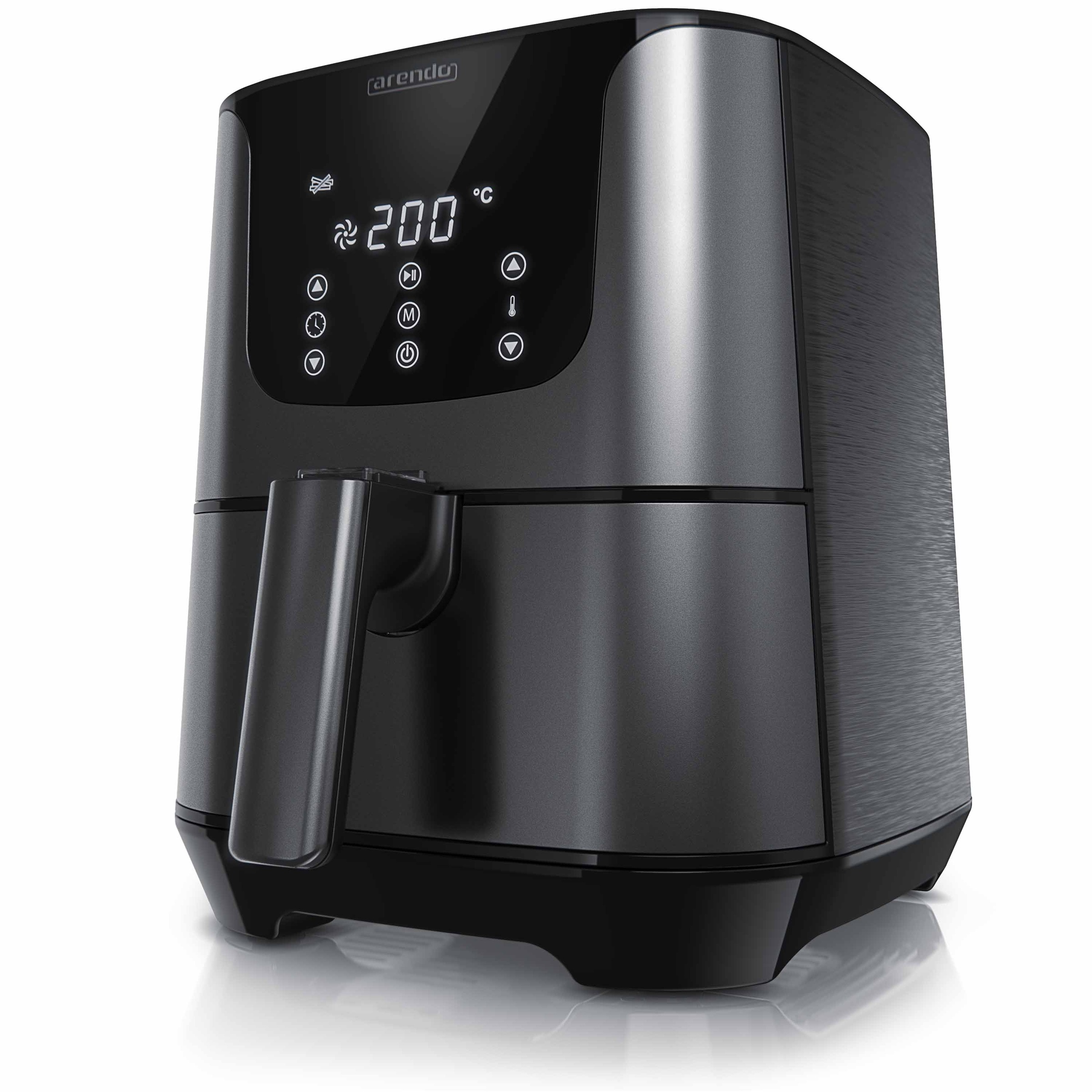 Arendo XL Heissluftfritteuse 3,5L Fritteuse ohne Öl Airfryer
