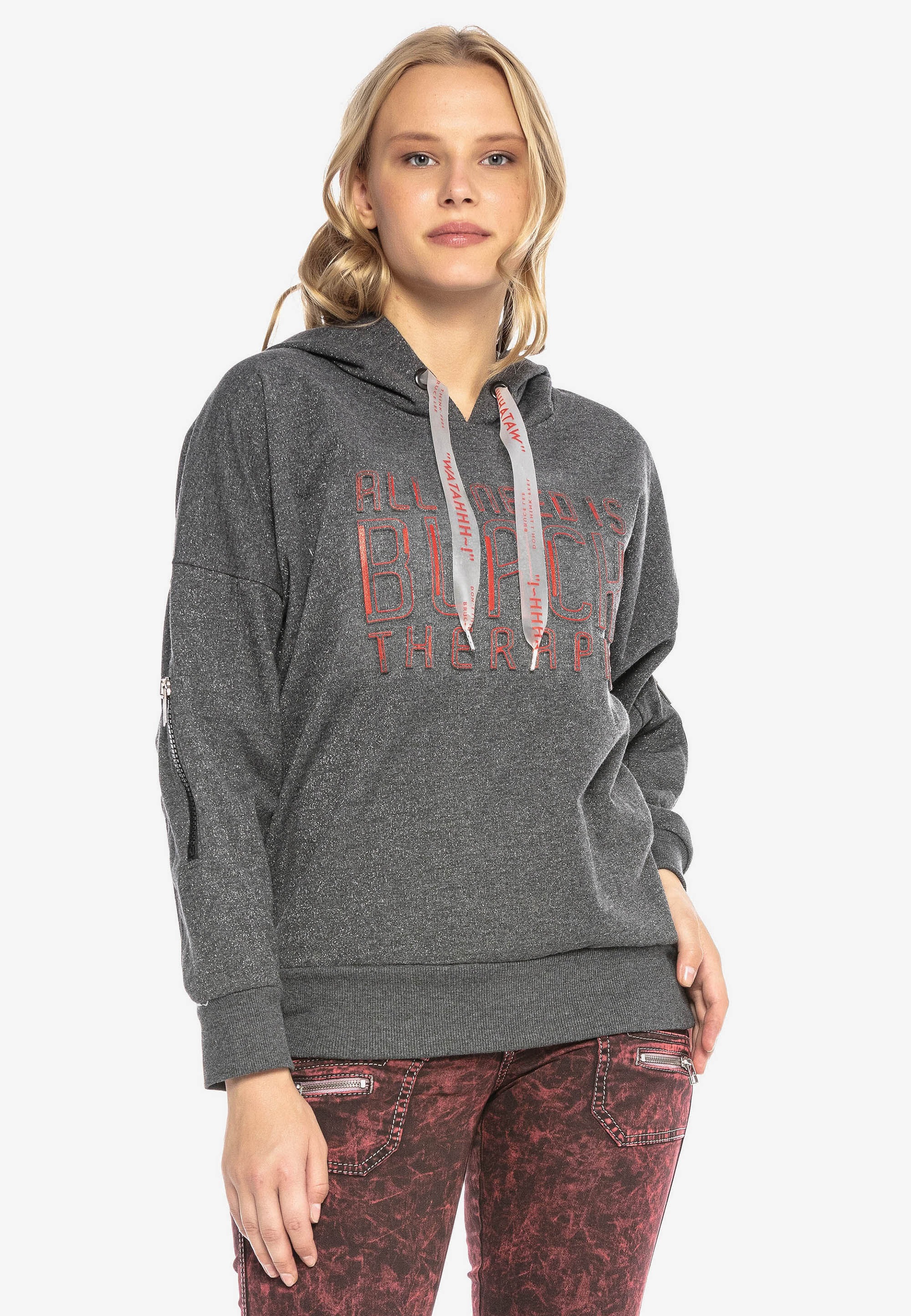 Cipo & Baxx Kapuzenpullover »WL246« mit Kapuze