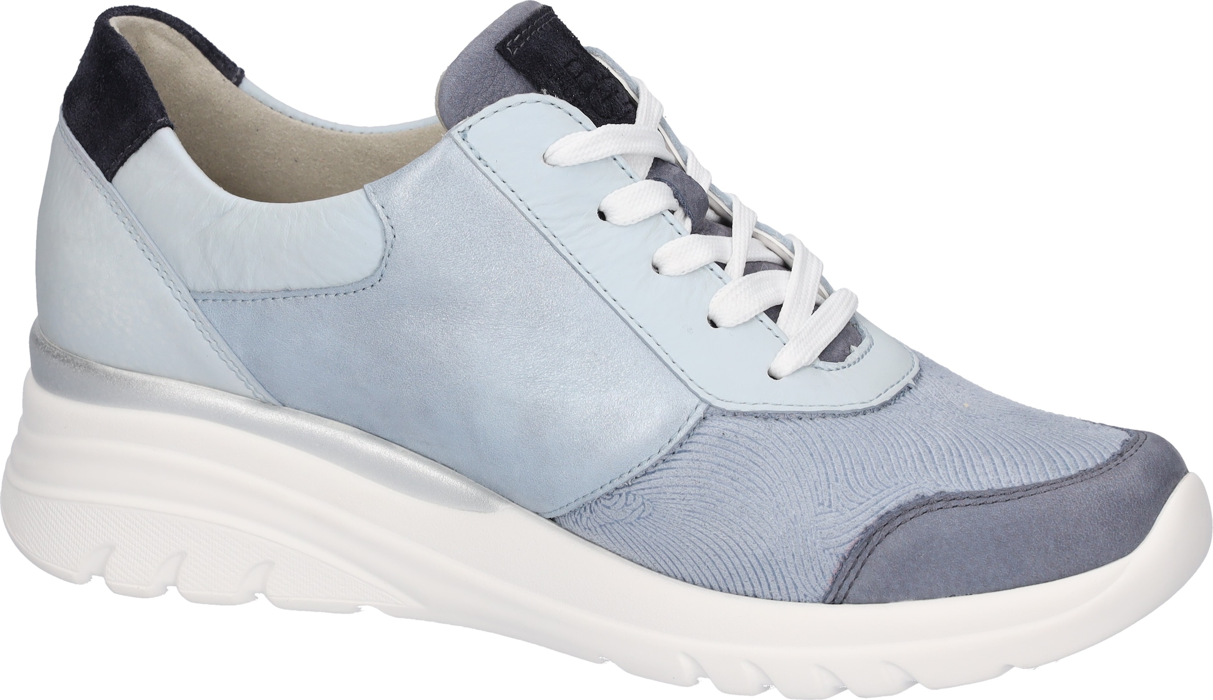 Waldläufer Keilsneaker »H-CARLA Soft«  Schnürschuh, Halbschuh, Freizeitschuh mit Kontrastbesatz