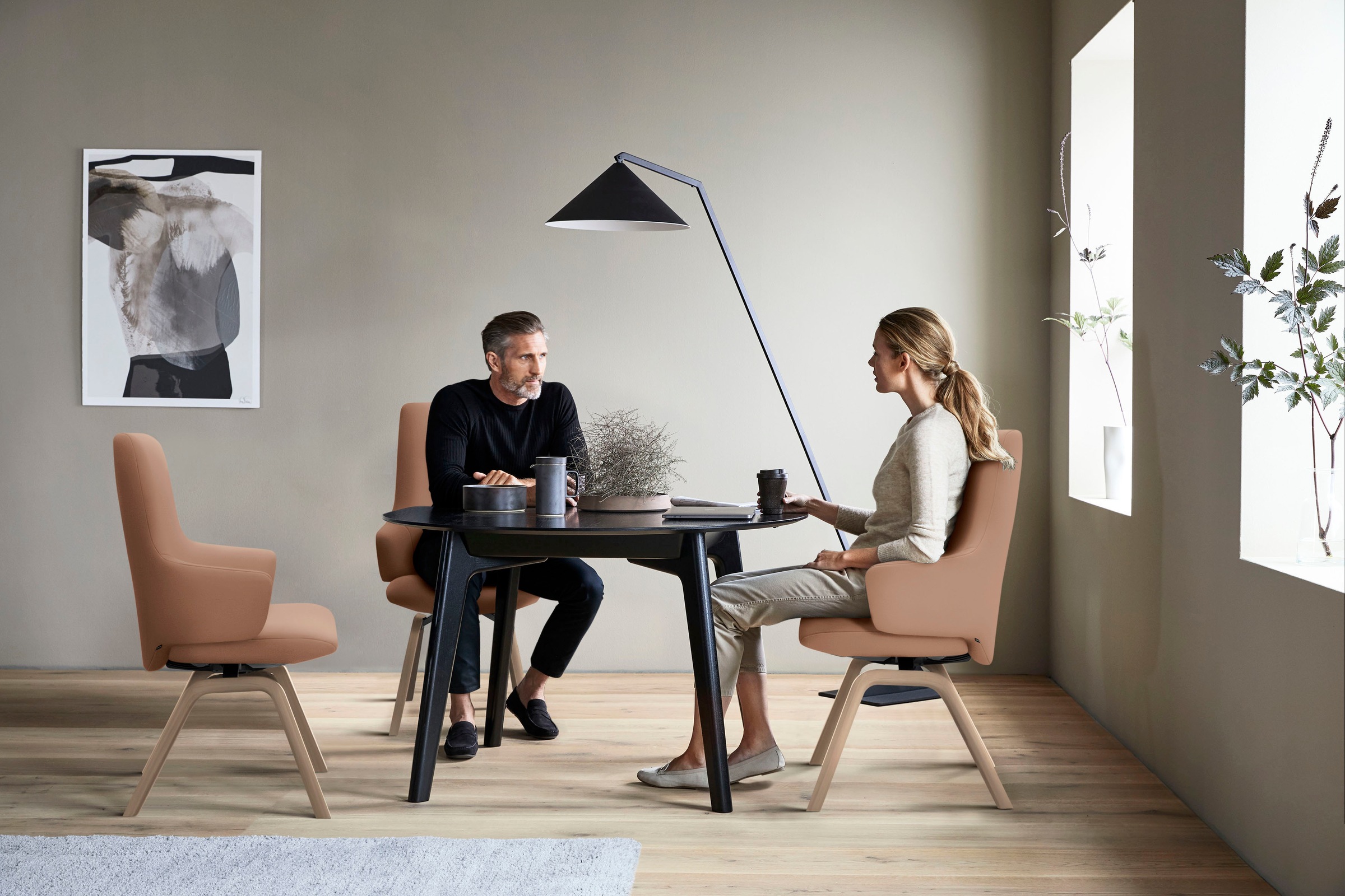 Stressless® Polsterstuhl »Laurel«, High Back mit Armlehne, Größe L