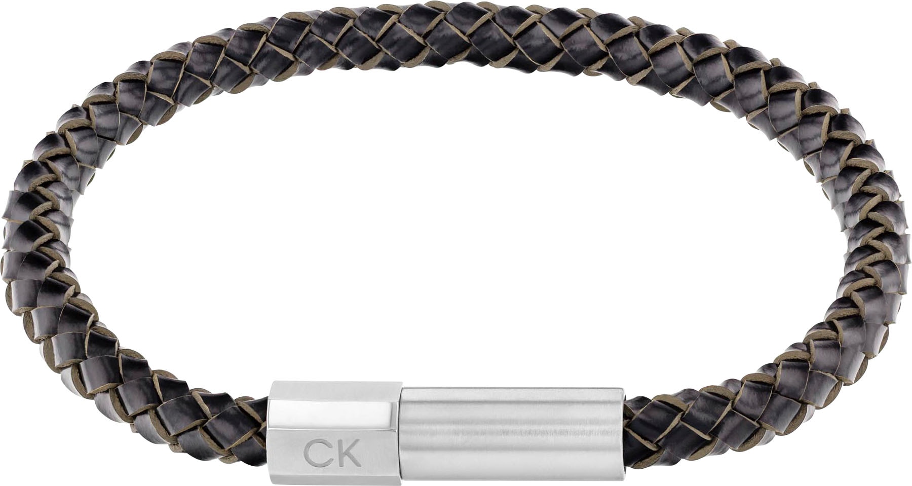 Calvin Klein Lederarmband »Schmuck Edelstahl Armband INDUSTRIAL FACETS 35100045 35100046 35100047«